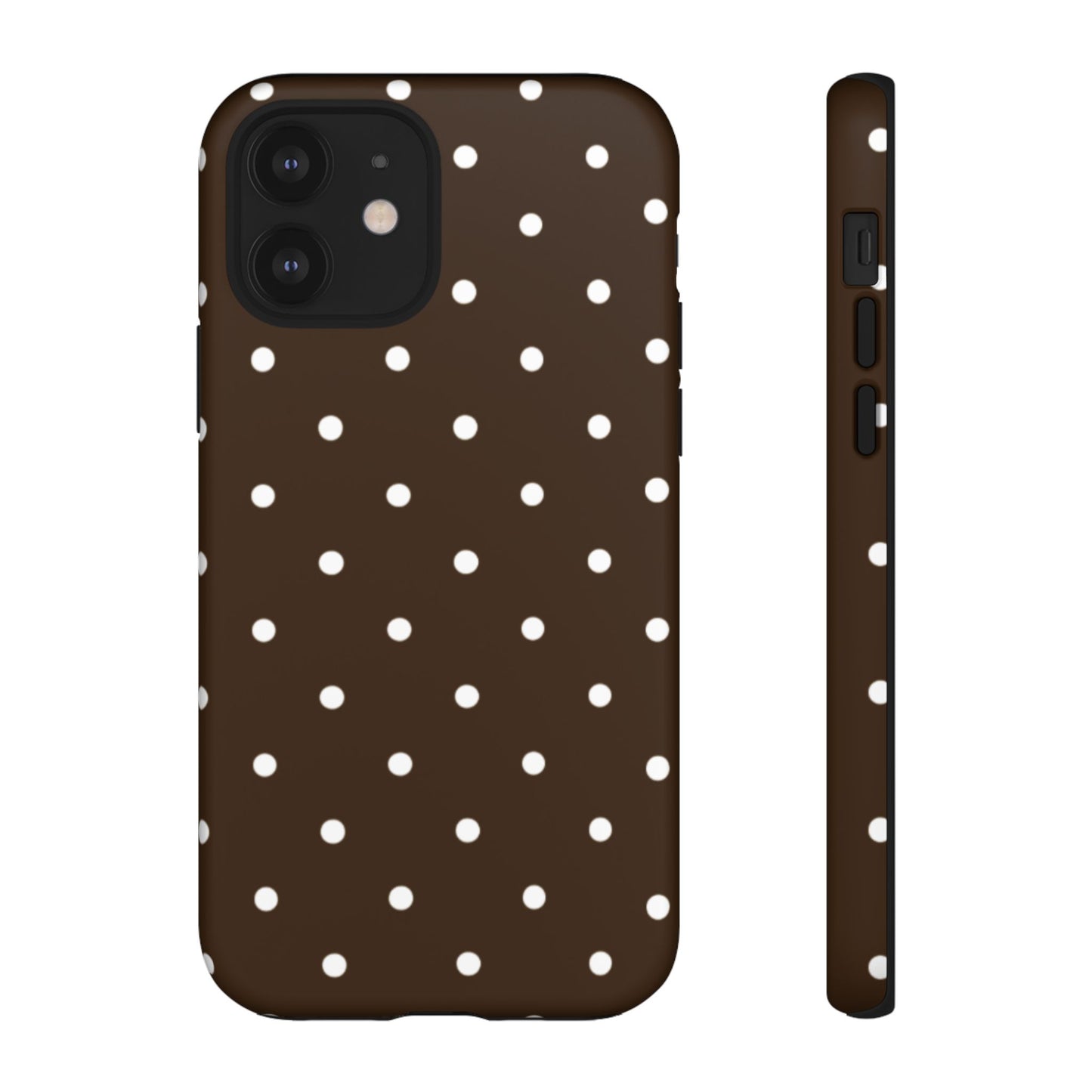 Cacao Polka Dot  — Phone Case Tough Case