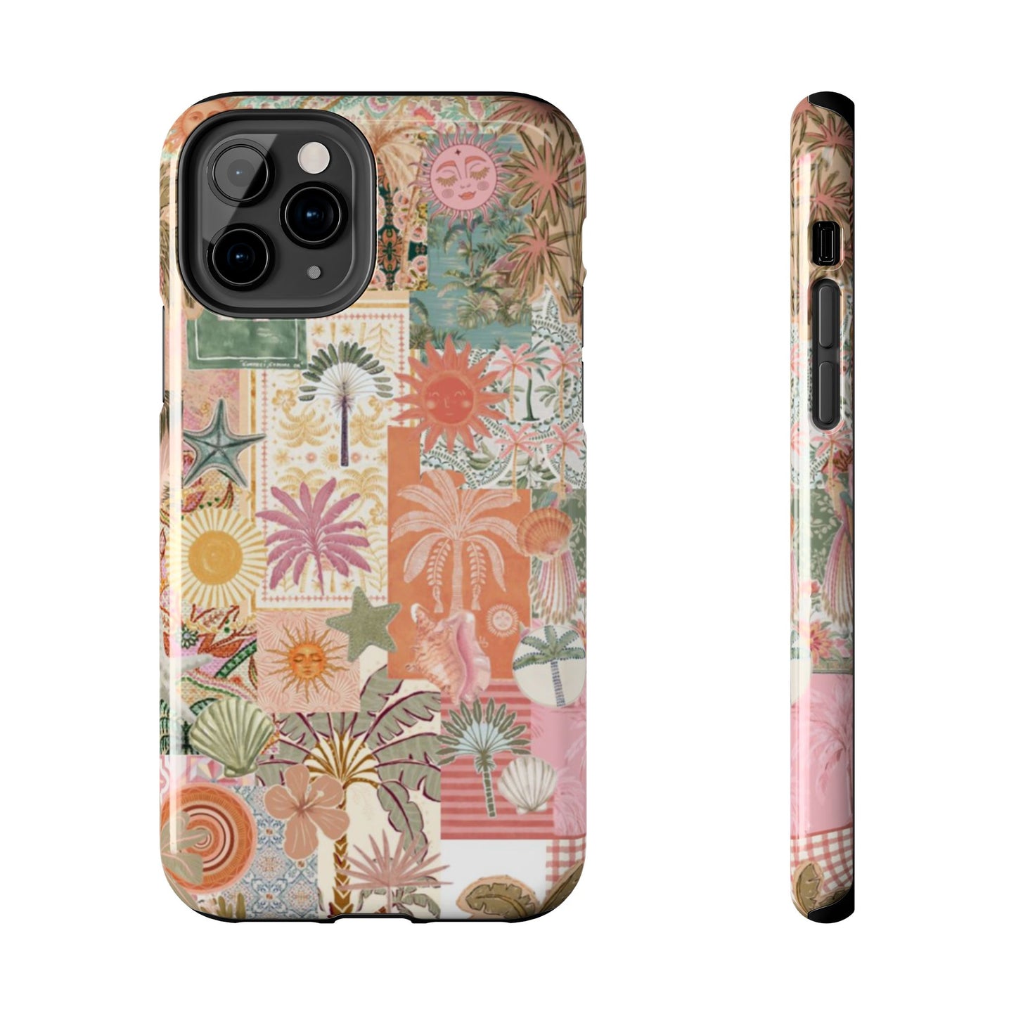 Girls Just Wanna Have Fun! — Tough Phone Case  Retro Tropical Collage iPhone Case