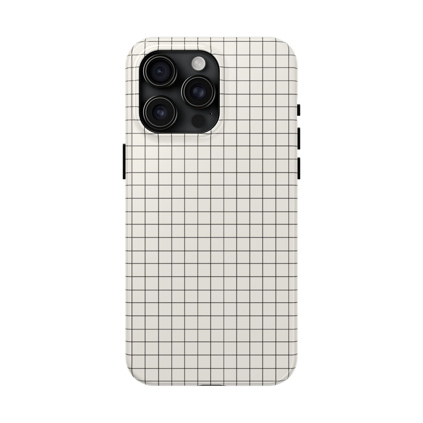 The Architect |Tough Phone Case Minimal Graph Paper Design