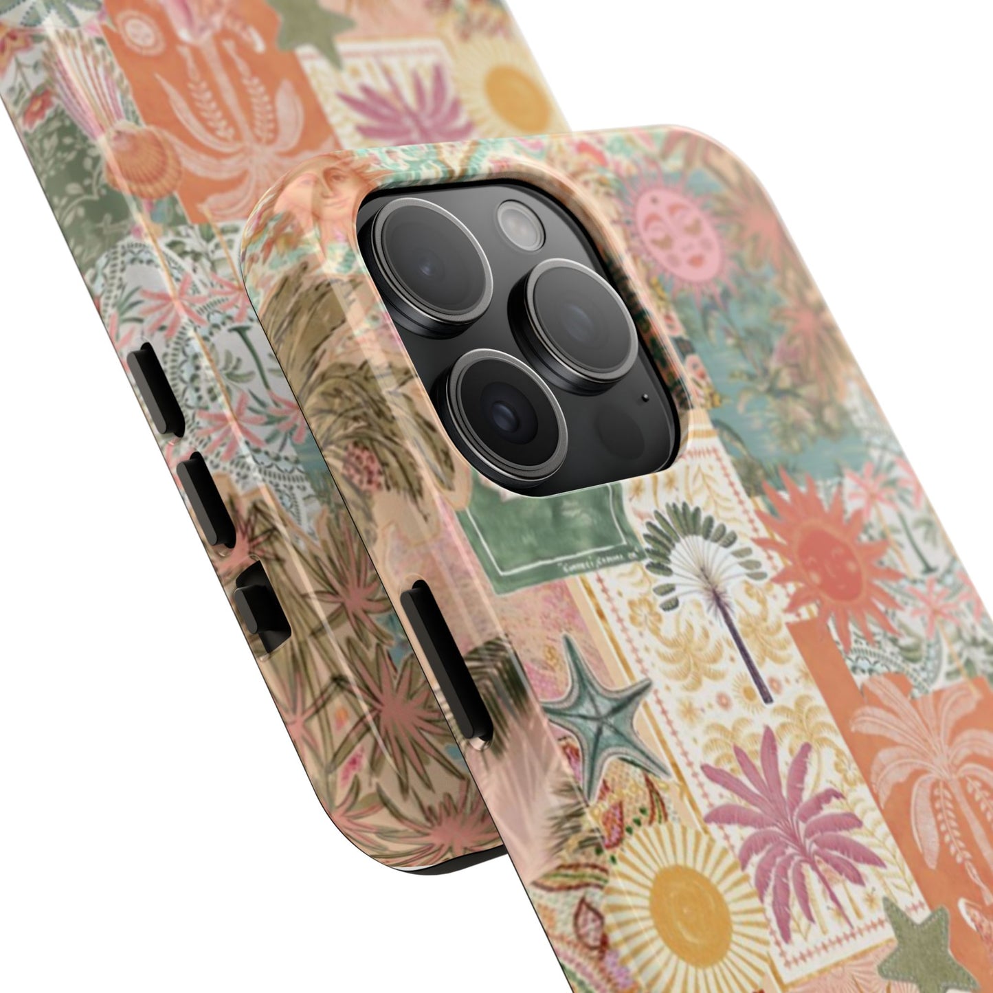 Girls Just Wanna Have Fun! — Tough Phone Case  Retro Tropical Collage iPhone Case