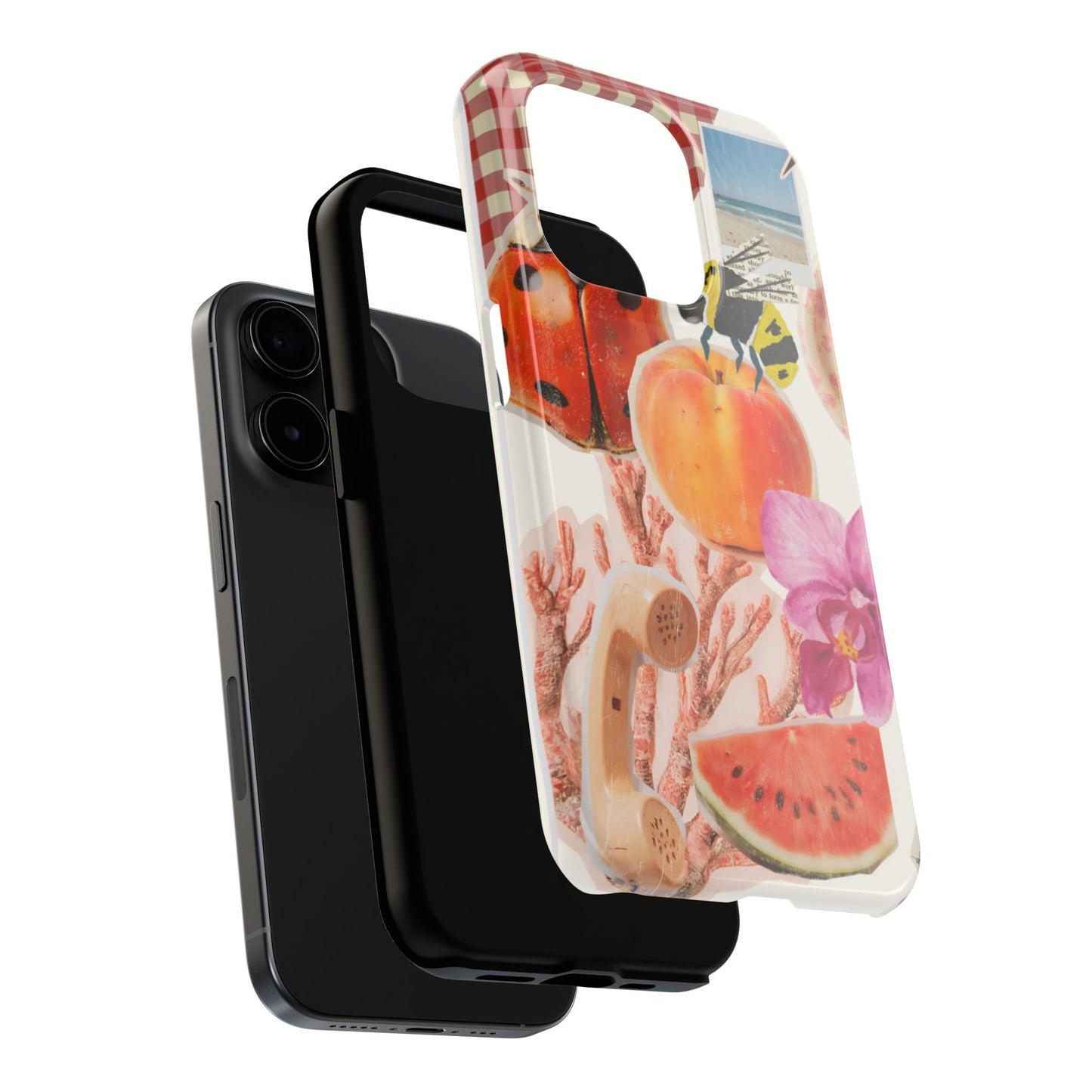 The farmers Market — Floral Fruit Collage Tough Phone Case