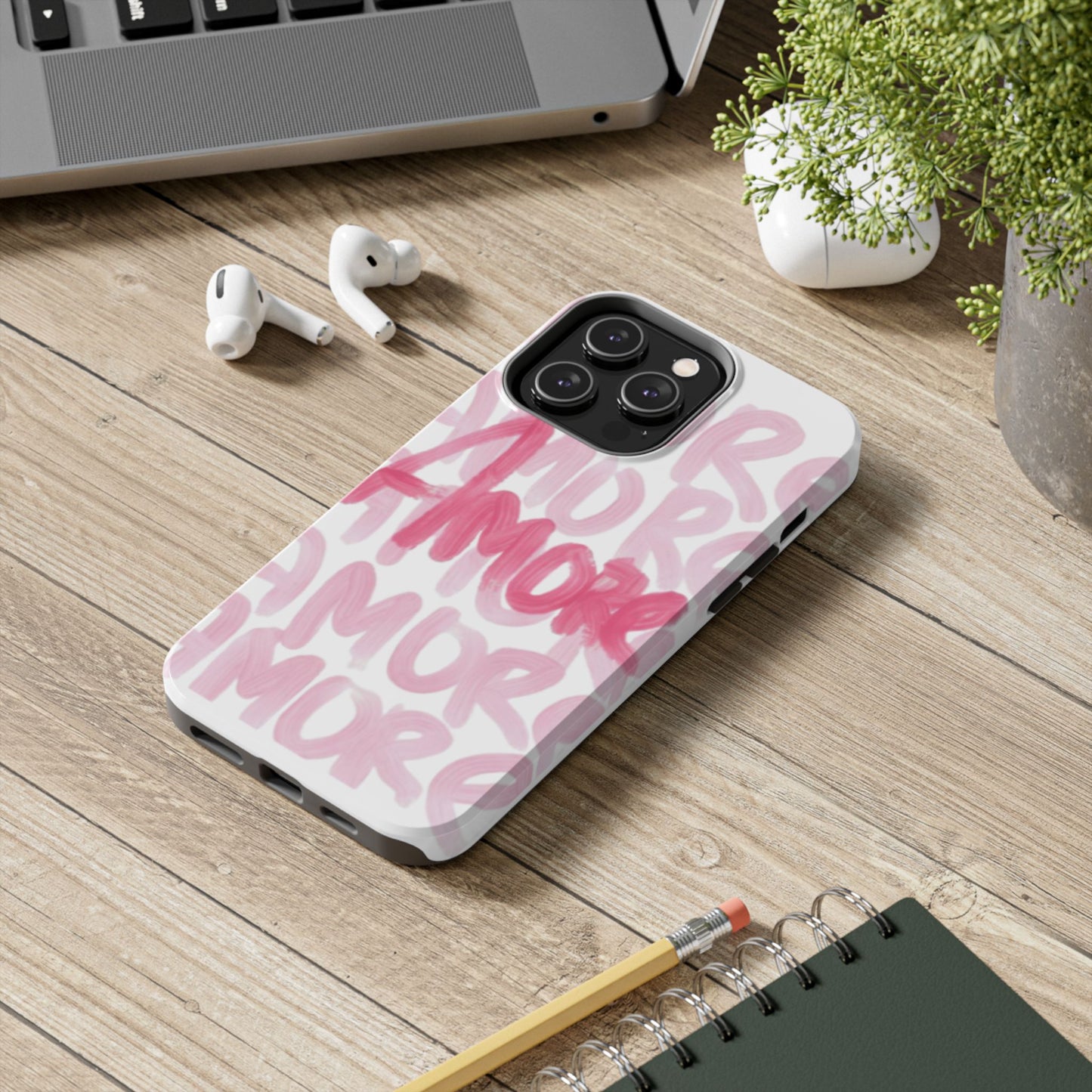 Amore — Script Tough Phone Case