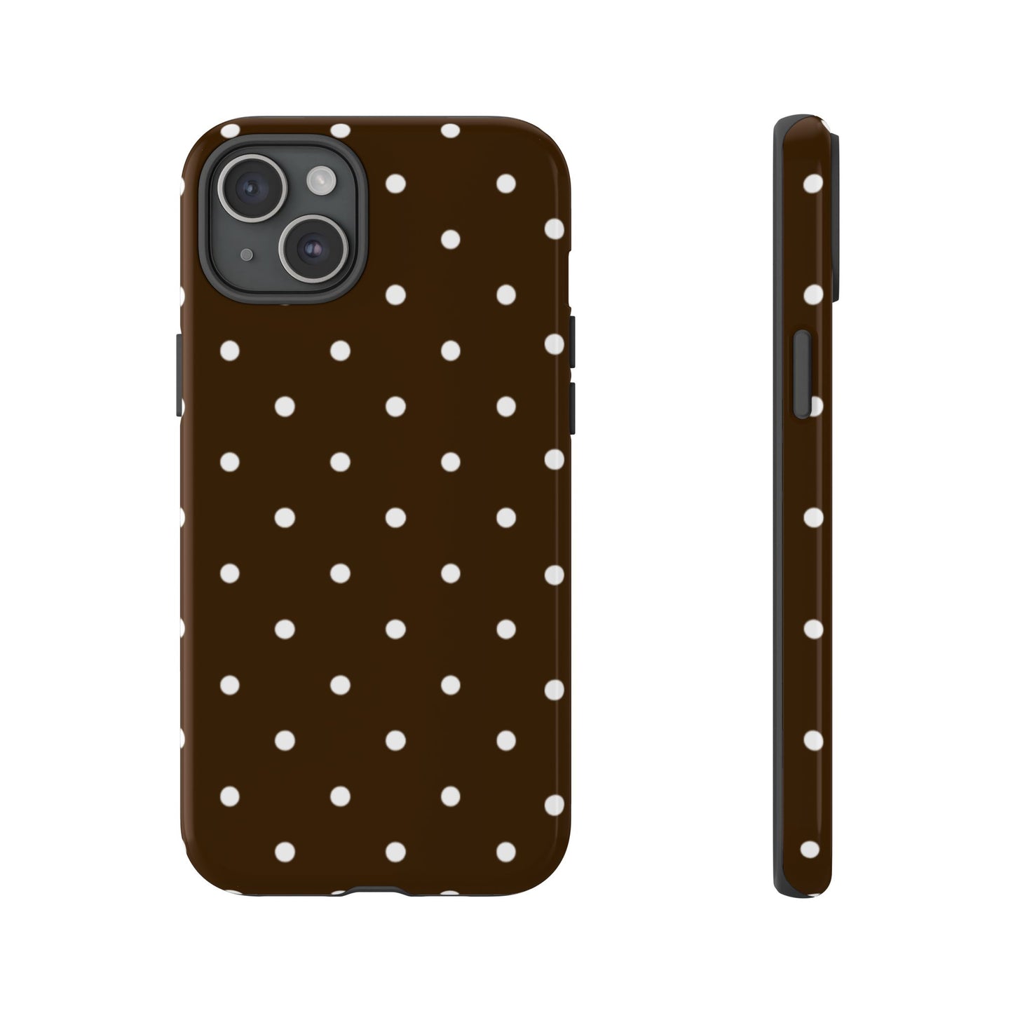 Cacao Polka Dot  — Phone Case Tough Case