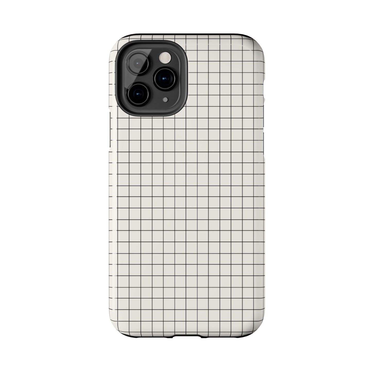 The Architect |Tough Phone Case Minimal Graph Paper Design