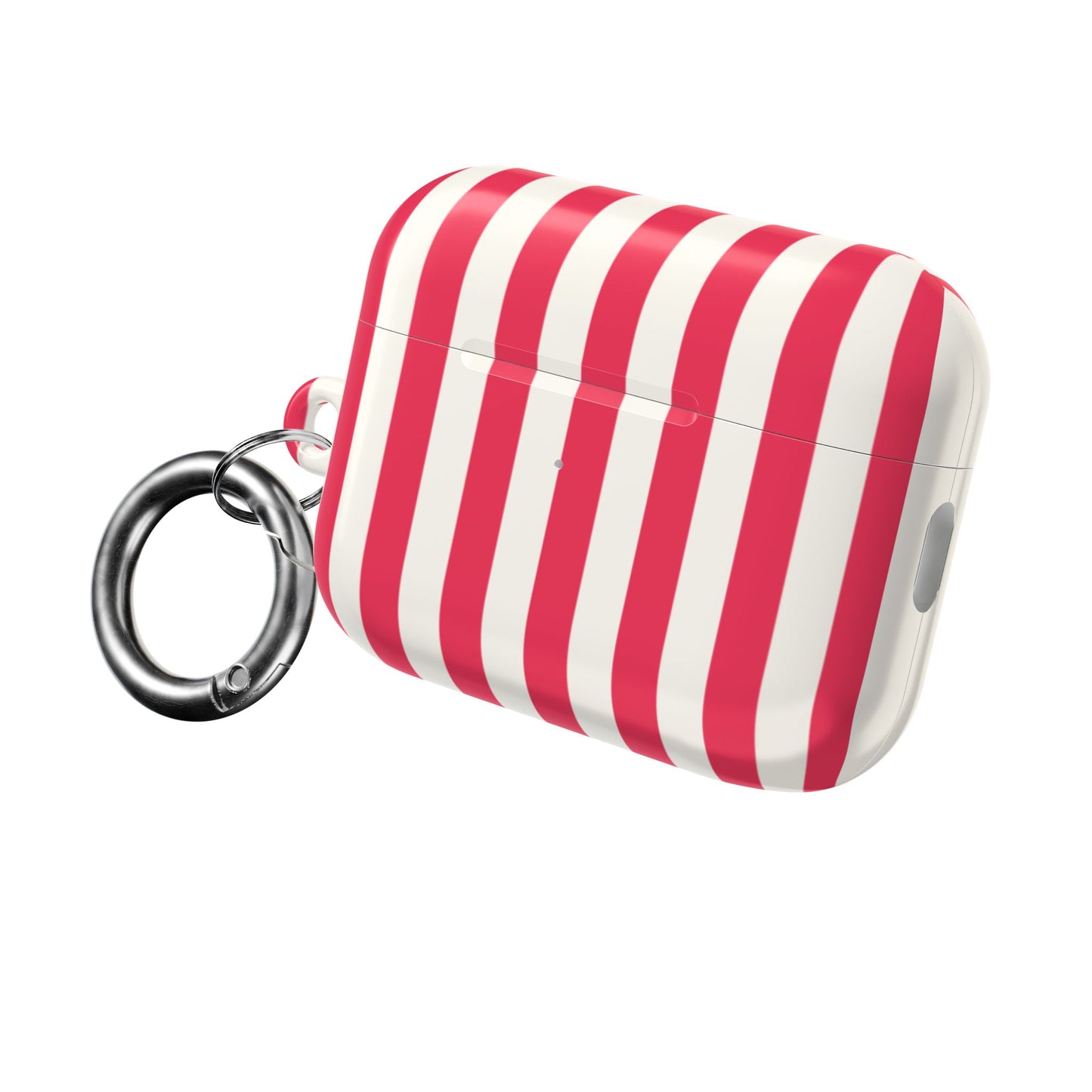 Red and White Stripe AirPod Case |  Stripe Protective Cover