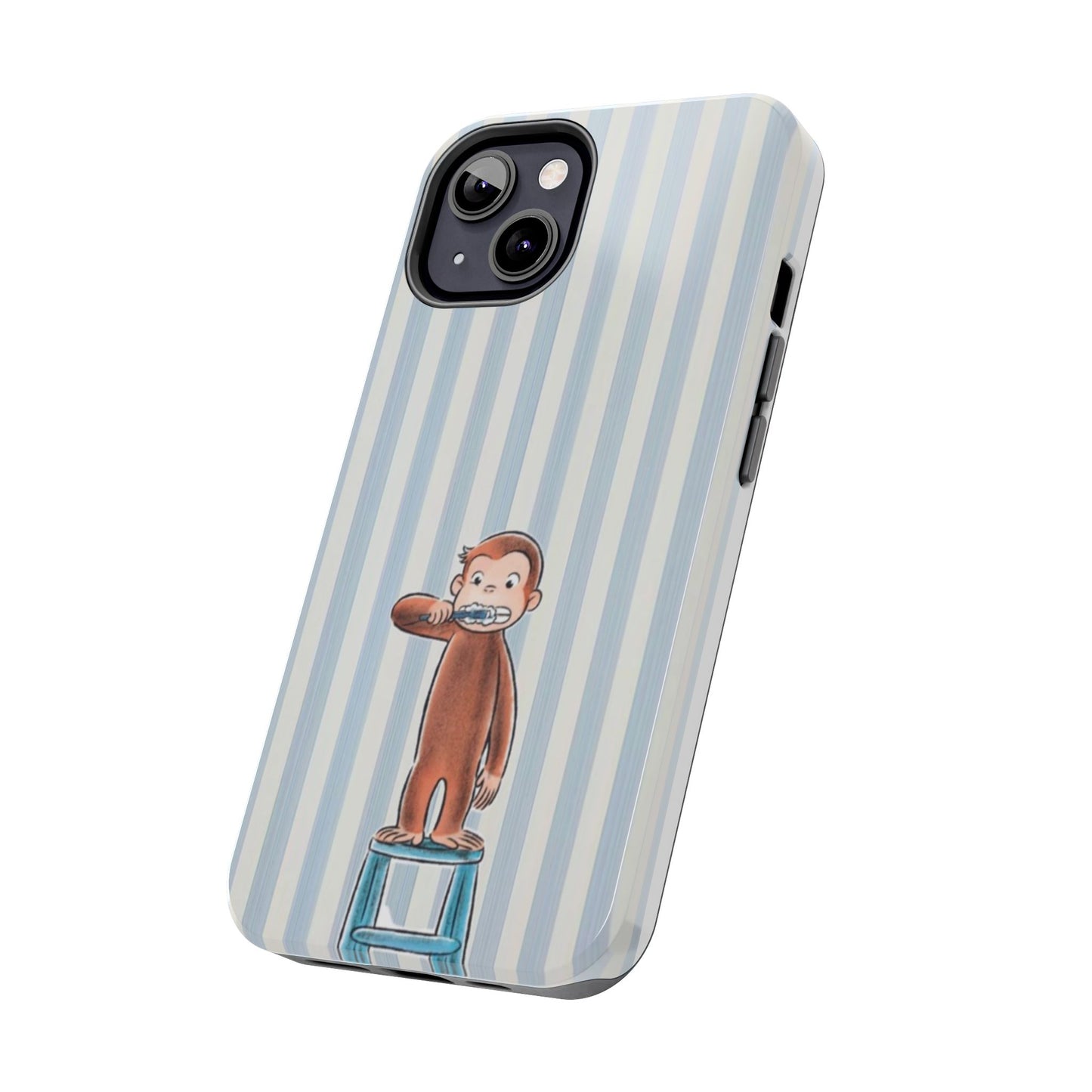 Curious George, Brushing Teeth — Monkey Brushing Tooth Tough Phone Case