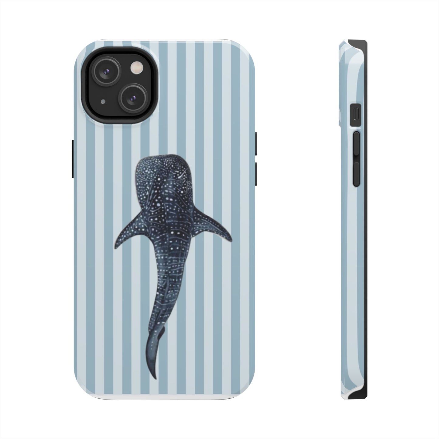 Deep Sea  — Blue Striped Tough Protective Cover