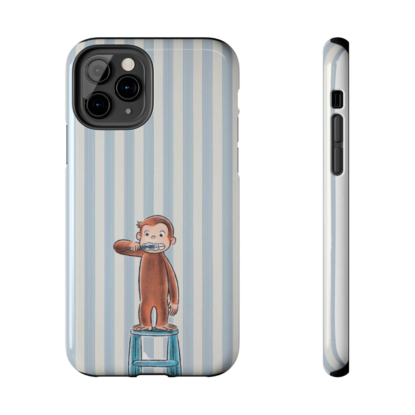 Curious George, Brushing Teeth — Monkey Brushing Tooth Tough Phone Case