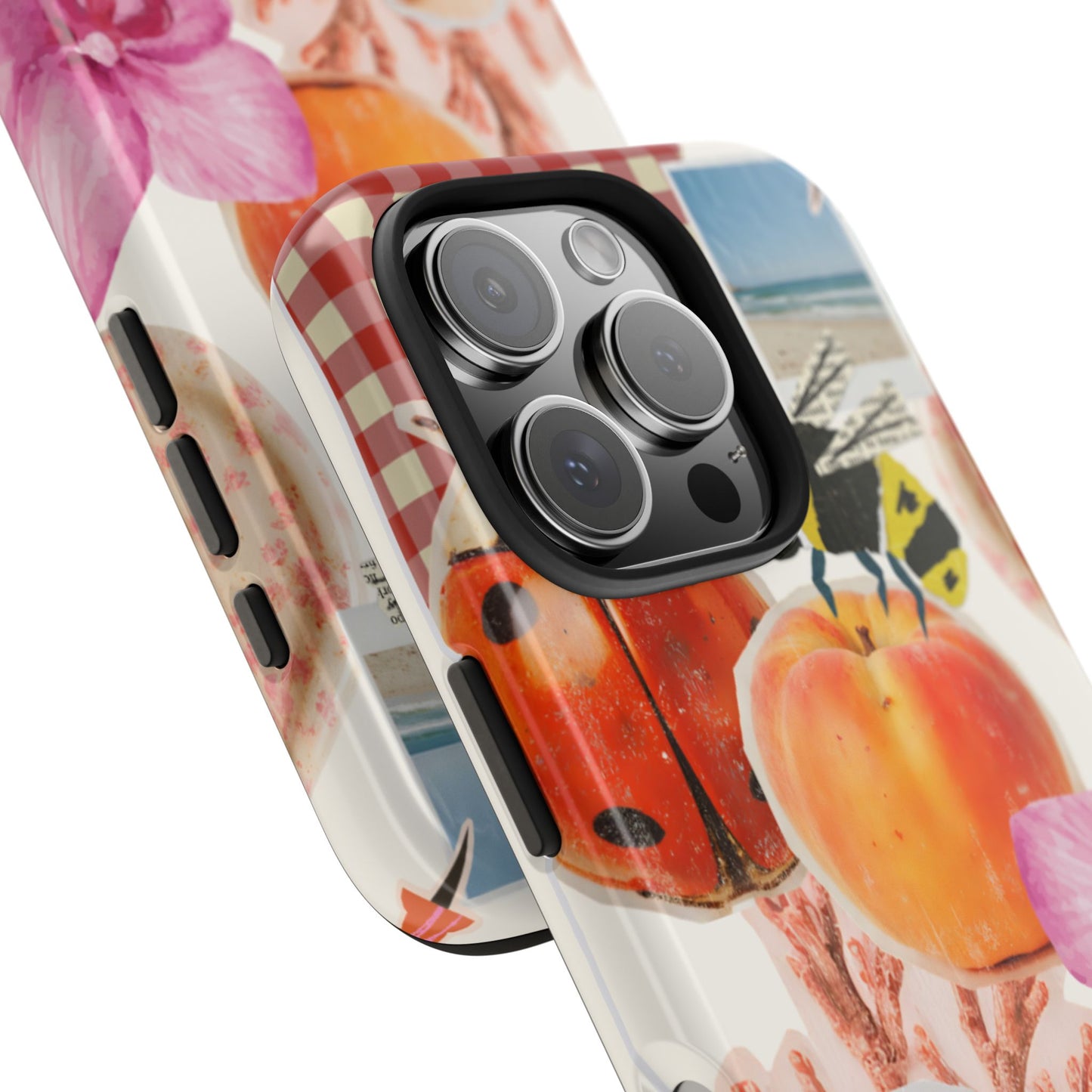 The farmers Market — Floral Fruit Collage Tough Phone Case
