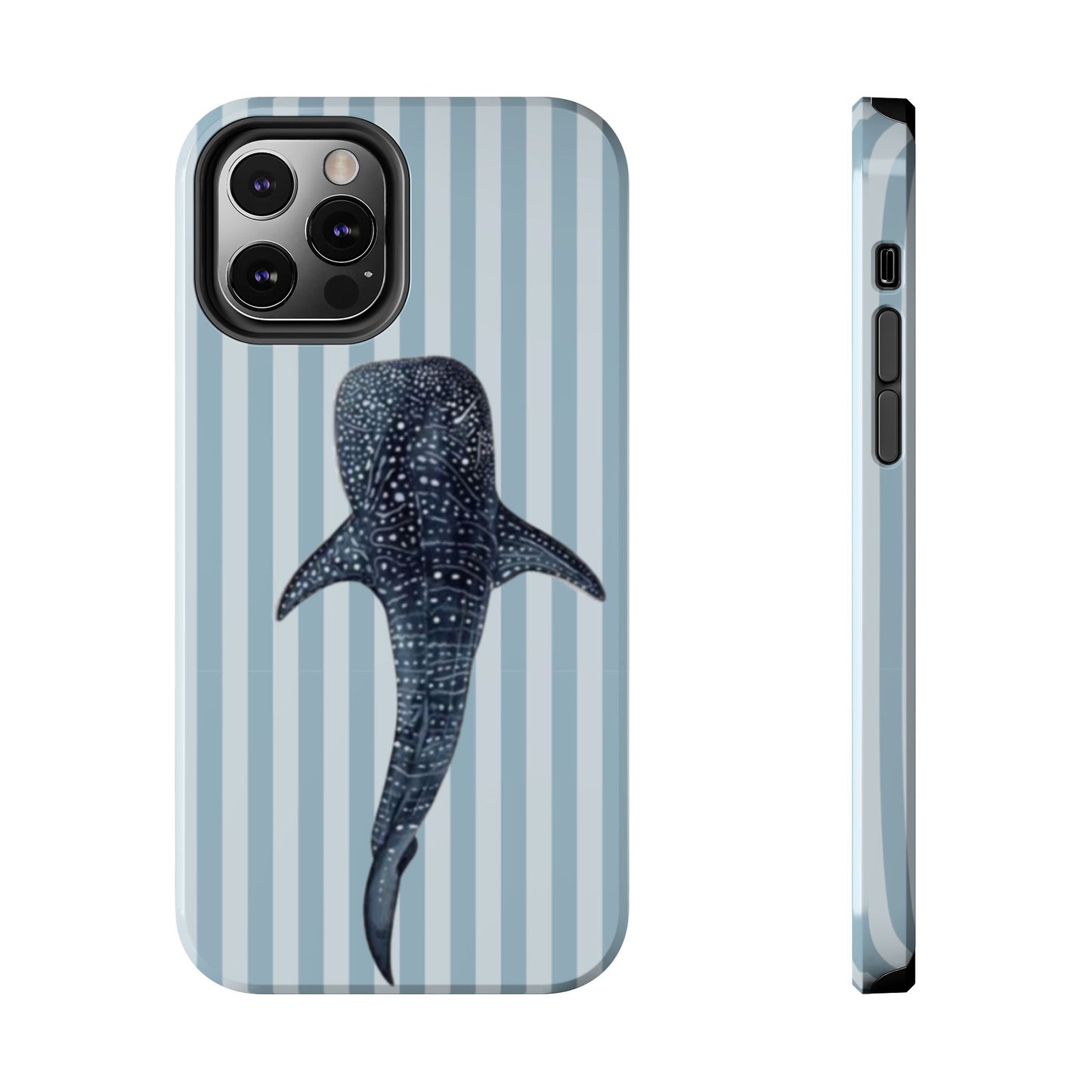 Deep Sea  — Blue Striped Tough Protective Cover