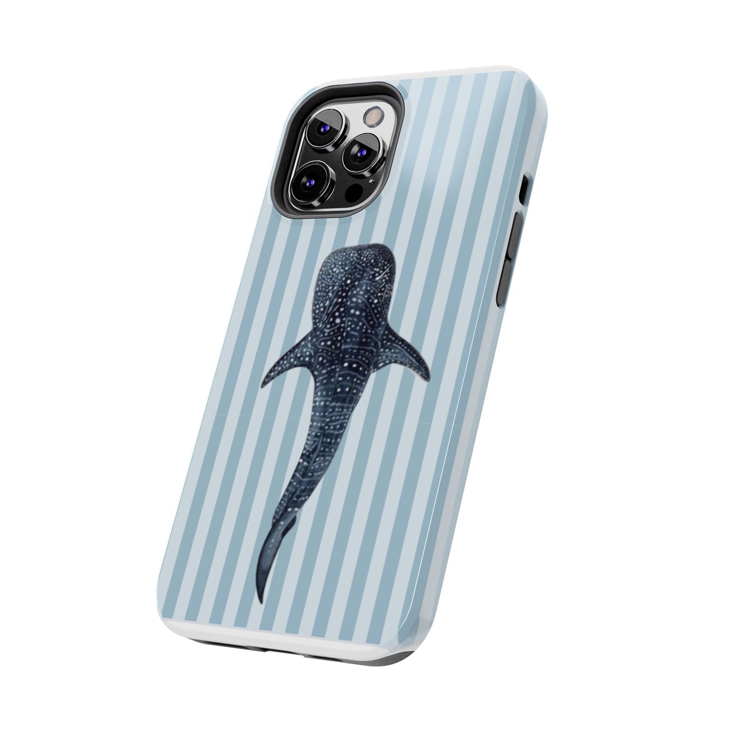 Deep Sea  — Blue Striped Tough Protective Cover