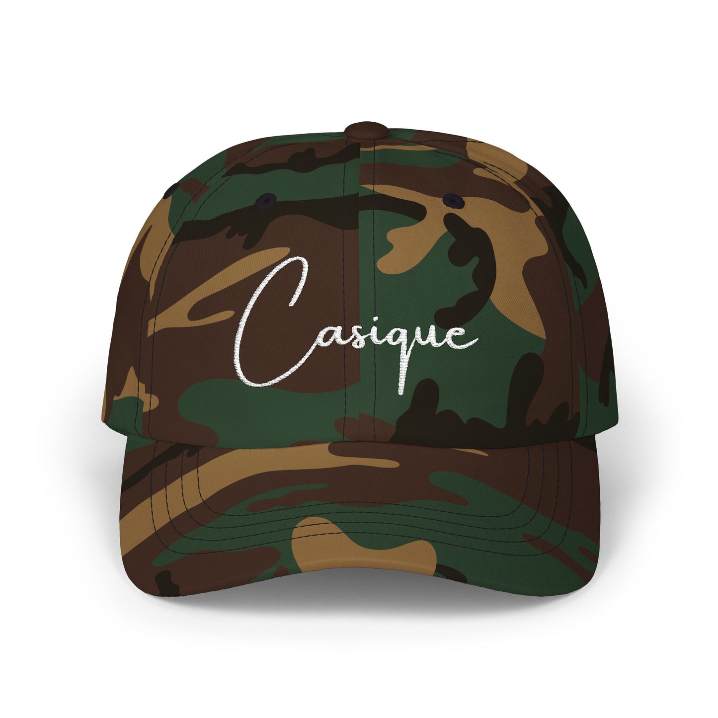 Casique Dad Cap — Minimalist Embroidered Baseball Hat