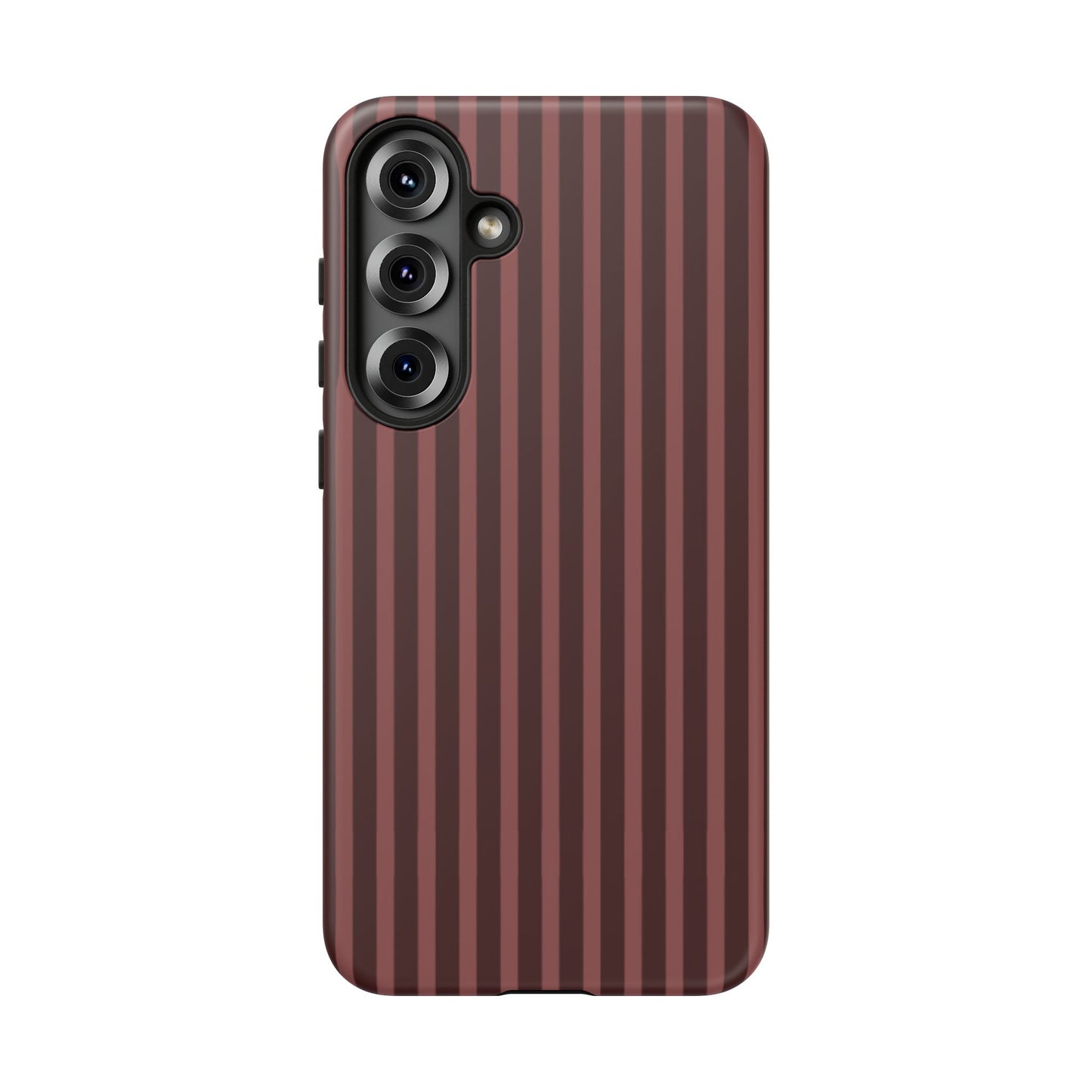 Striped Double Burgundy  — Tough Phone Case