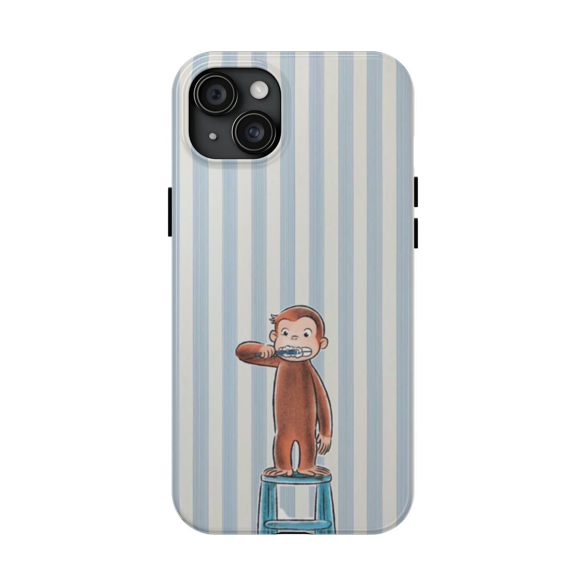 Curious George, Brushing Teeth — Monkey Brushing Tooth Tough Phone Case