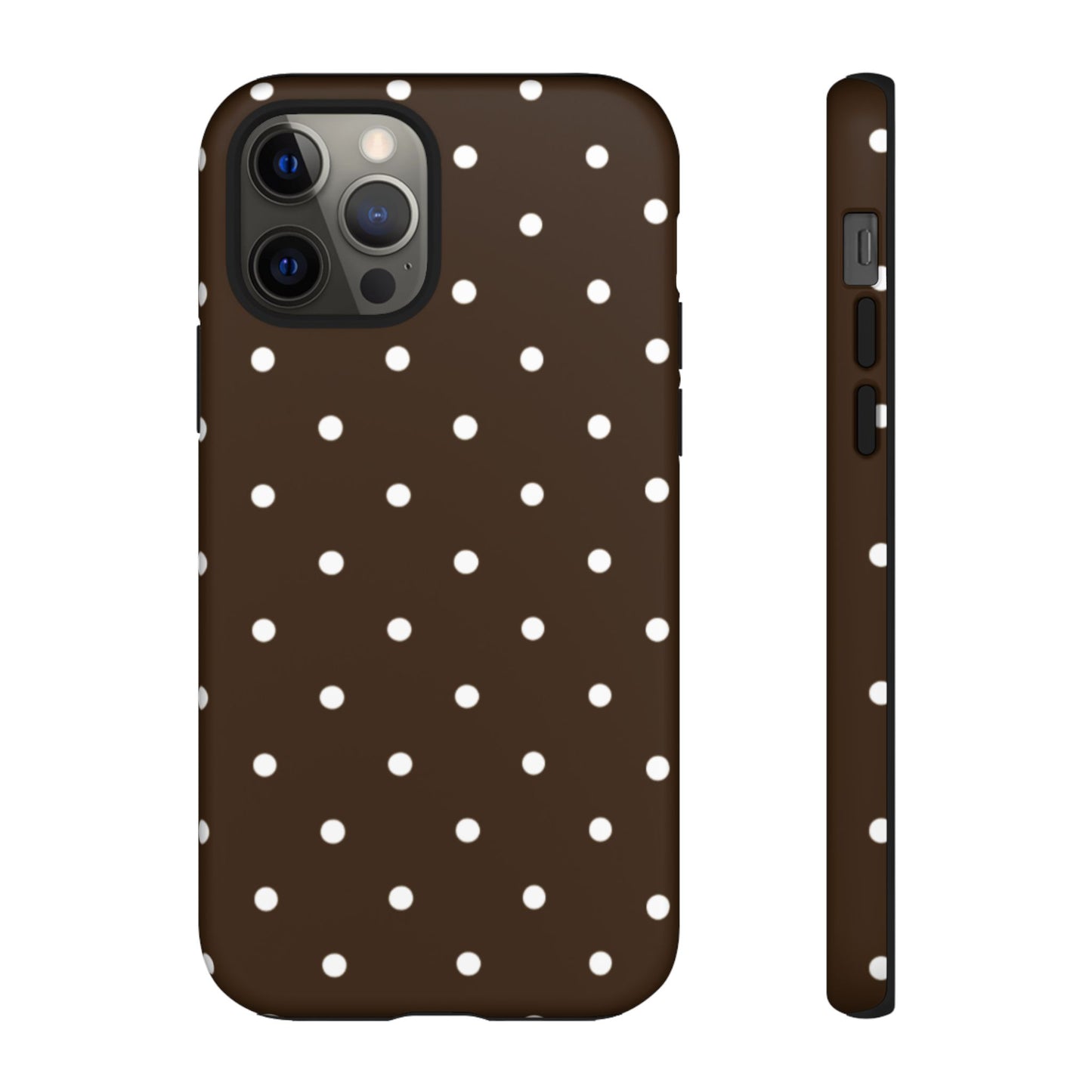Cacao Polka Dot  — Phone Case Tough Case