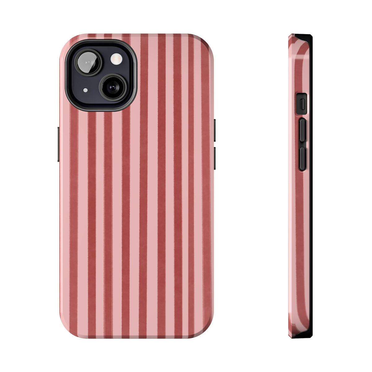 Rose Petals | Vertical Stripes Phone Case Tough Phone Case