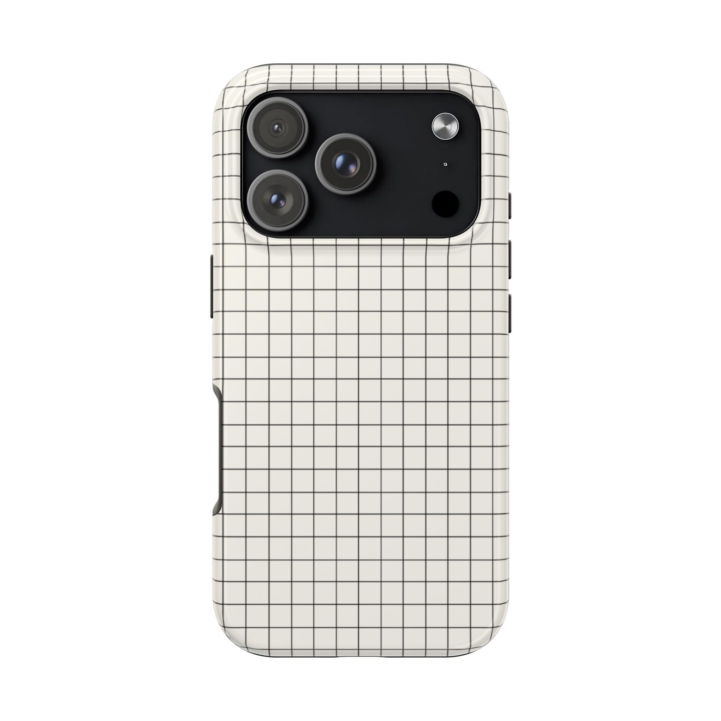 The Architect |Tough Phone Case Minimal Graph Paper Design