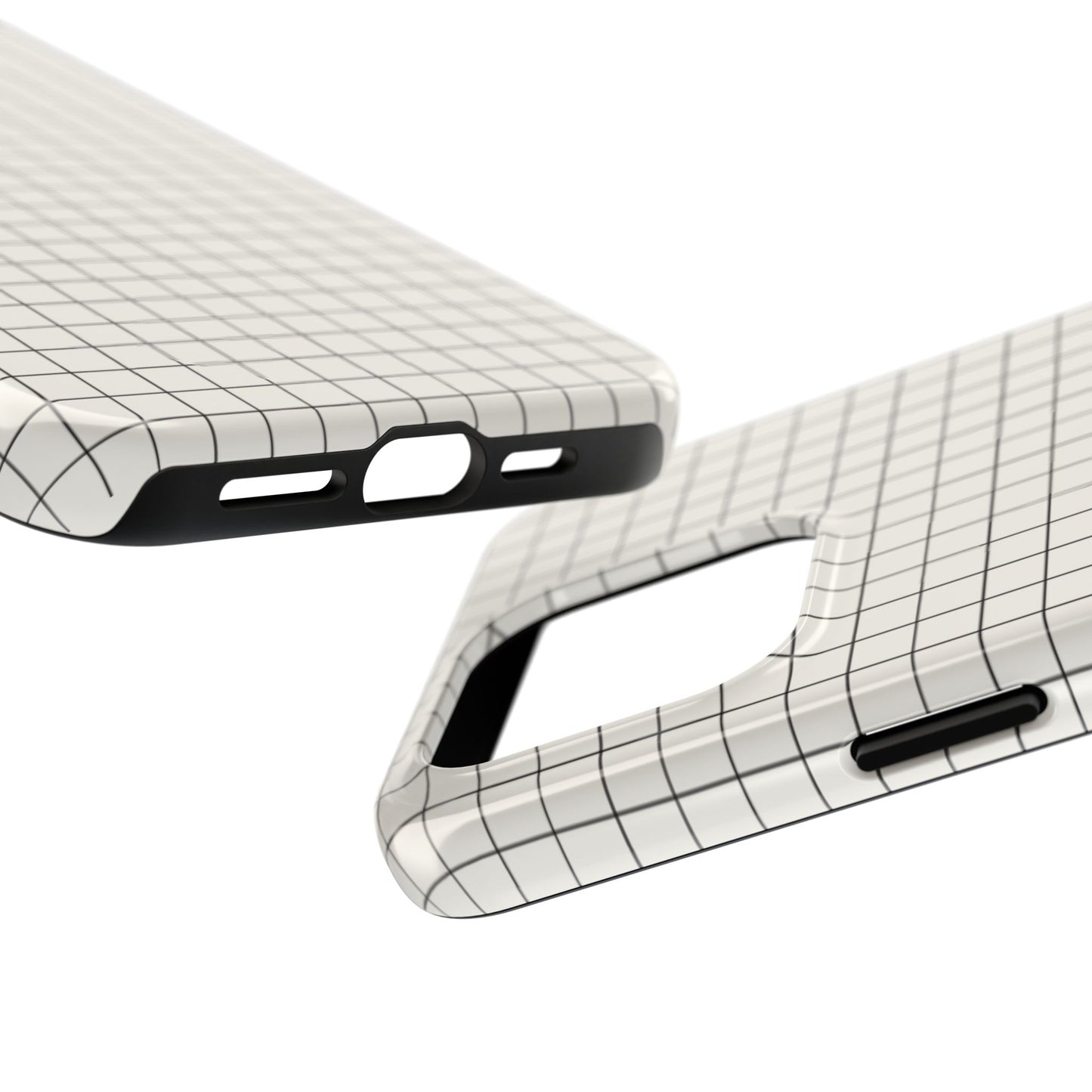 The Architect |Tough Phone Case Minimal Graph Paper Design