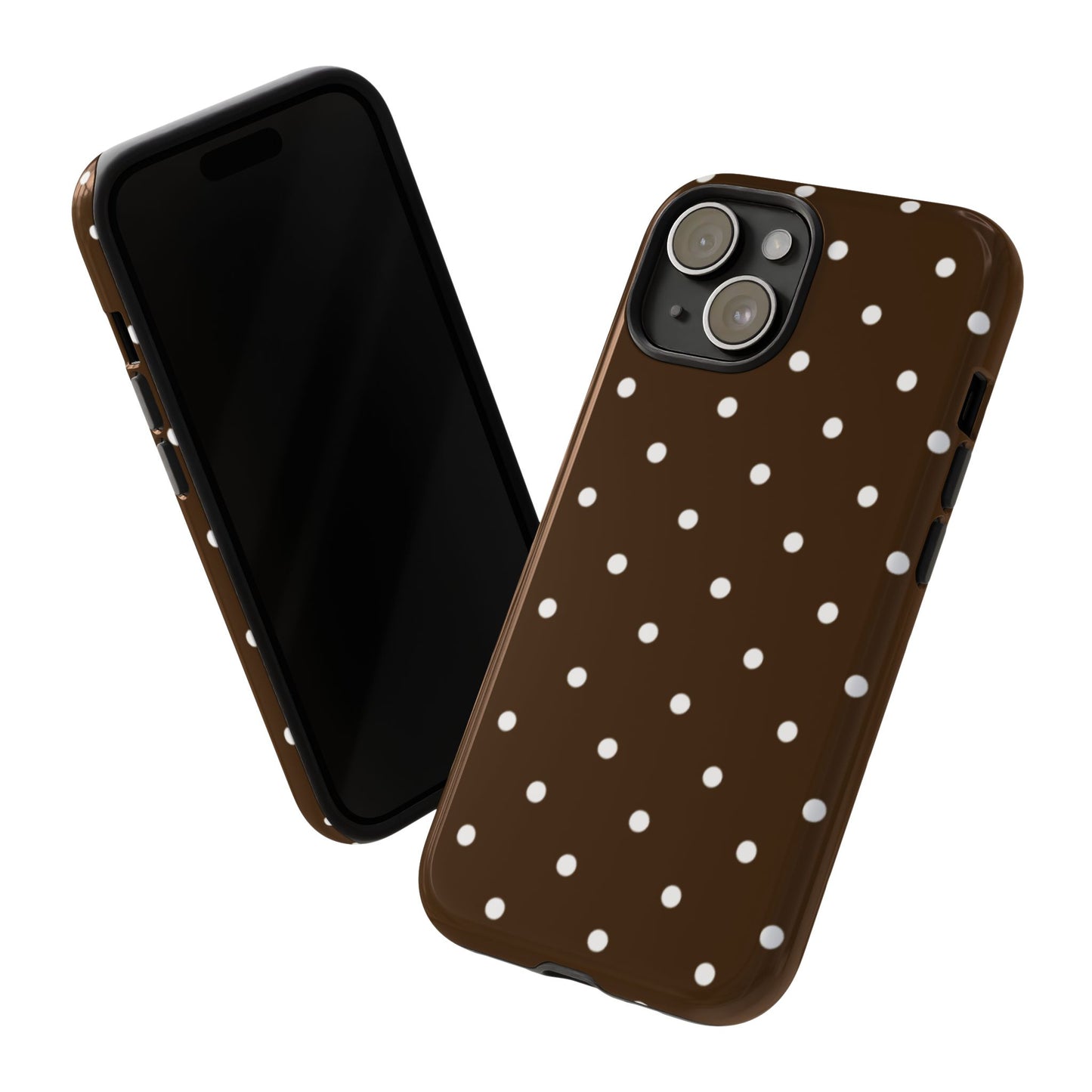 Cacao Polka Dot  — Phone Case Tough Case
