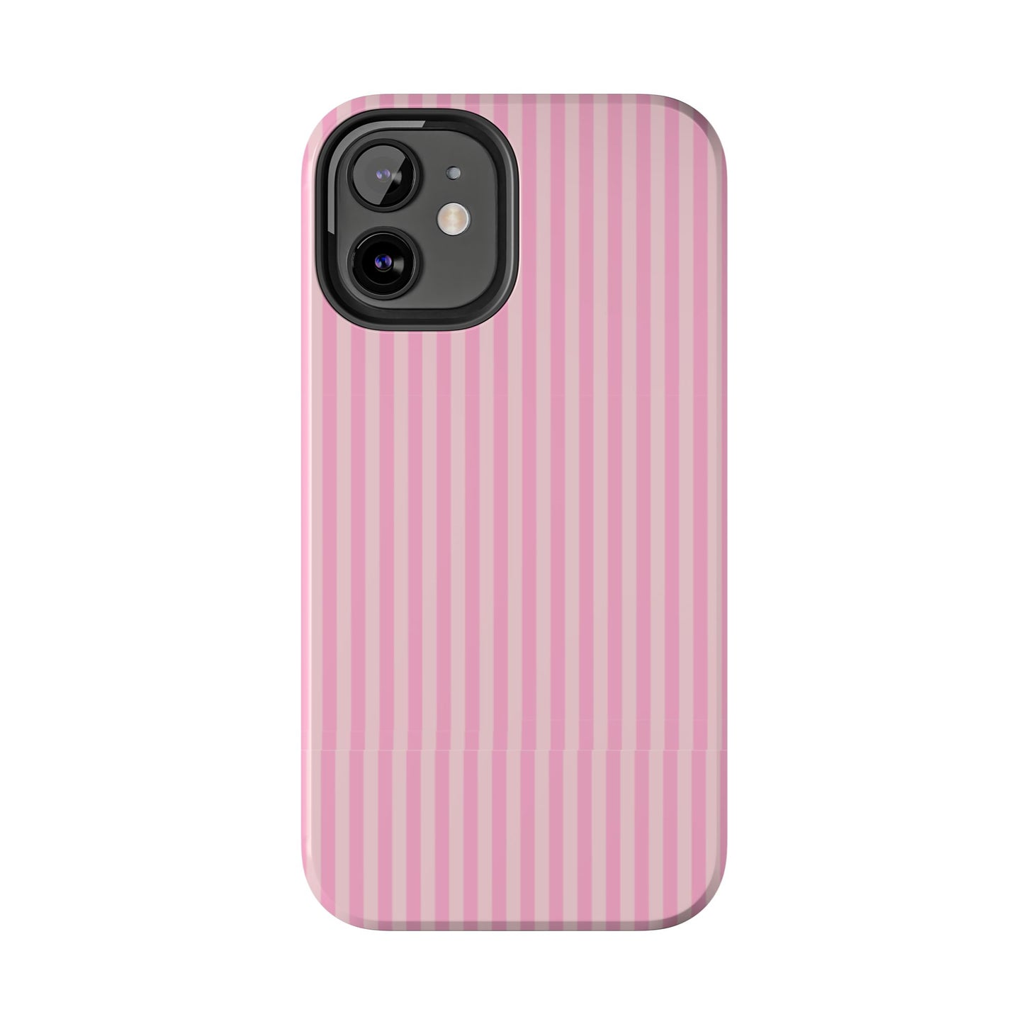 Pretty In Pink  – Pink Vertical Stripe Tough Phone Case