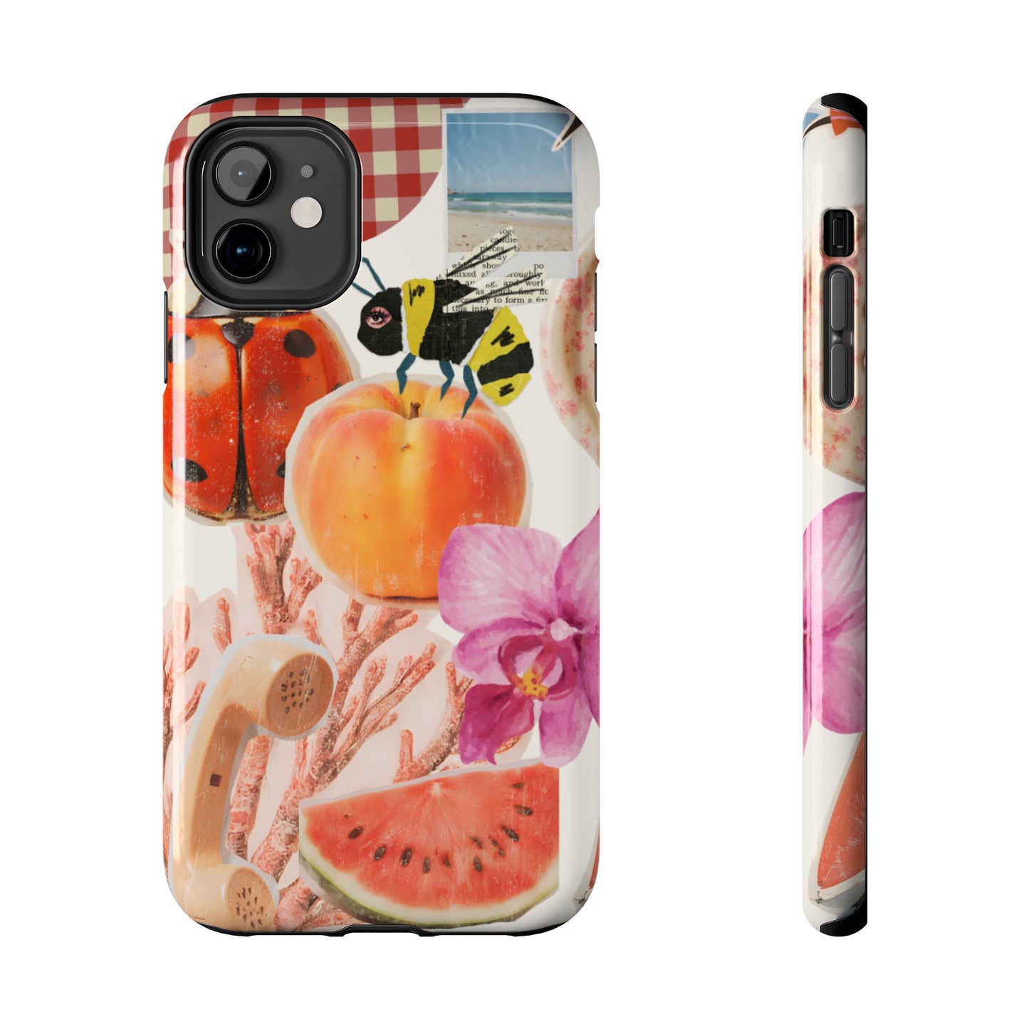 The farmers Market — Floral Fruit Collage Tough Phone Case