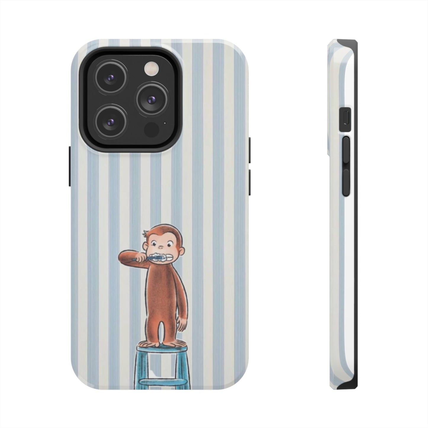 Curious George, Brushing Teeth — Monkey Brushing Tooth Tough Phone Case