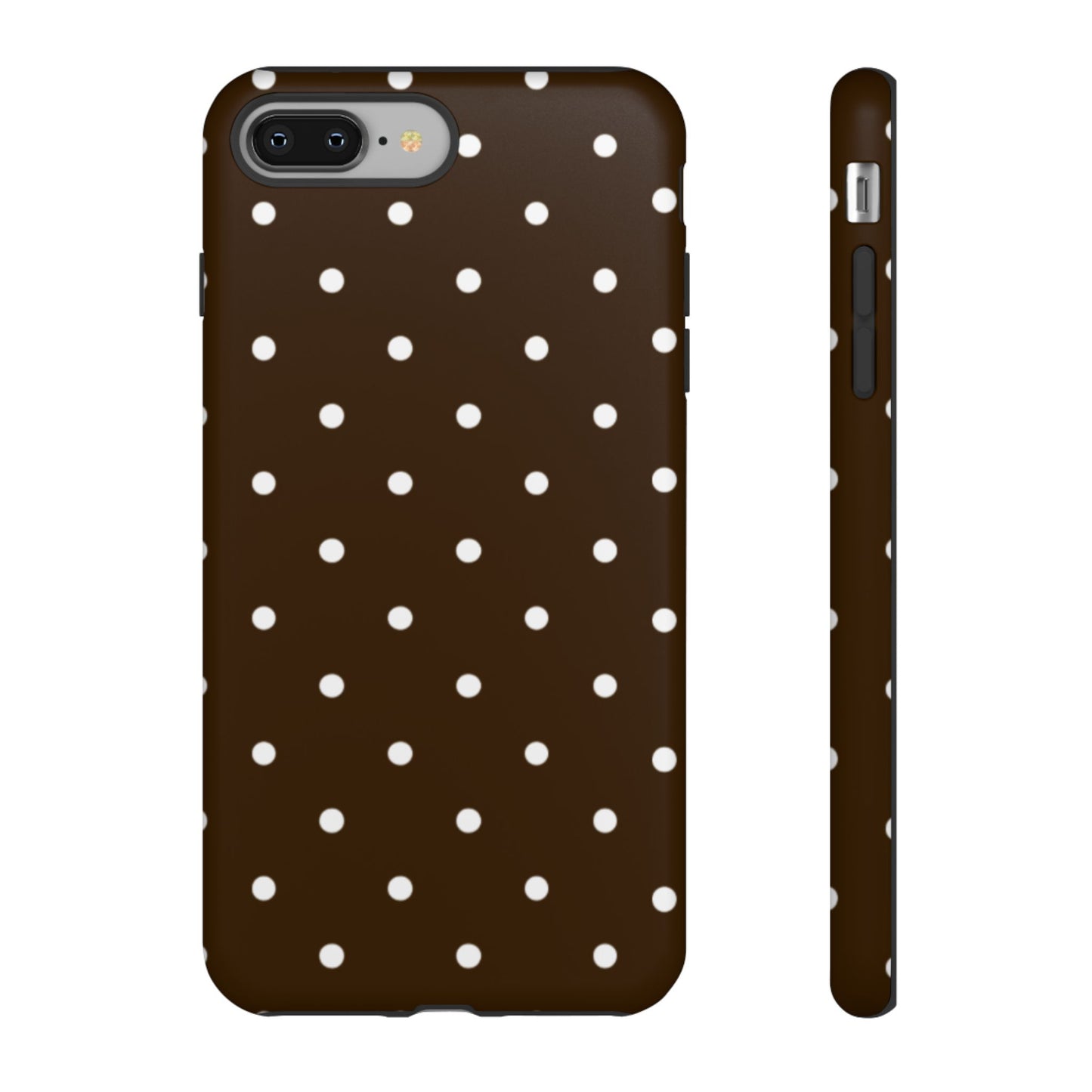 Cacao Polka Dot  — Phone Case Tough Case
