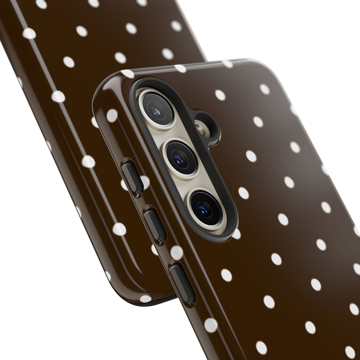 Cacao Polka Dot  — Phone Case Tough Case