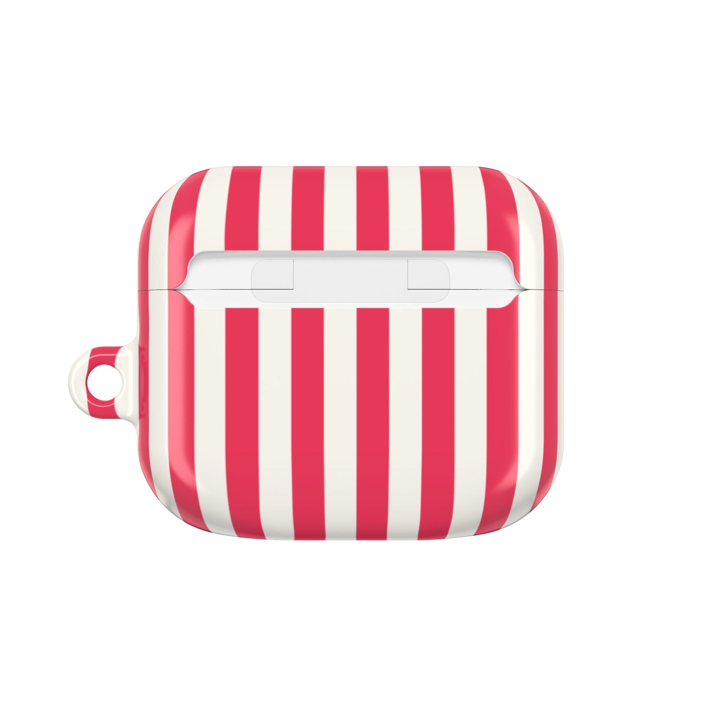 Red and White Stripe AirPod Case |  Stripe Protective Cover