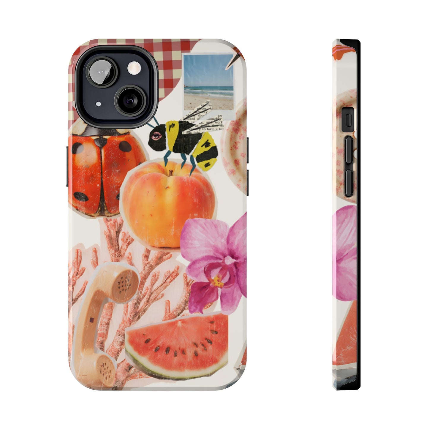 The farmers Market — Floral Fruit Collage Tough Phone Case