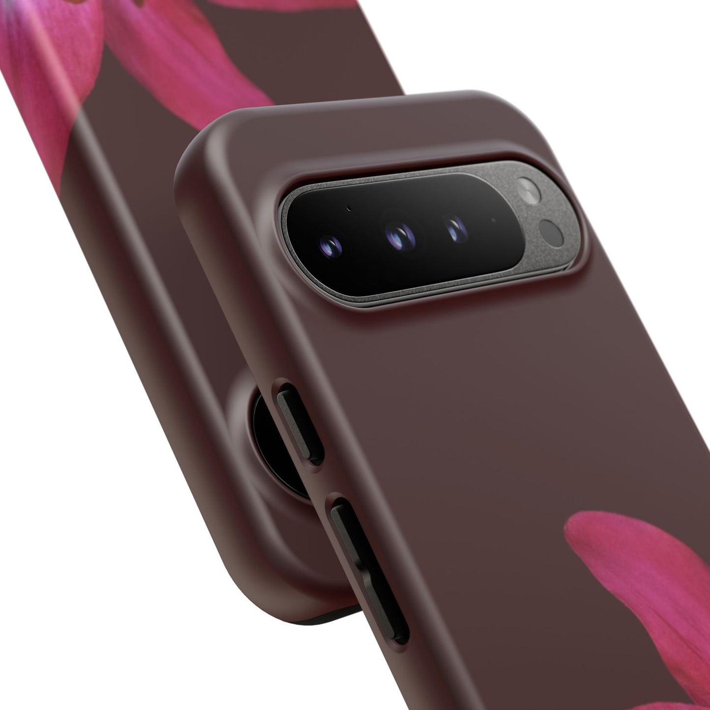 Burgundy Lily Floral – Phone Case Tough Case