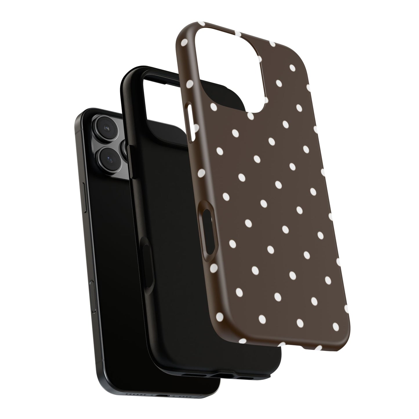 Cacao Polka Dot  — Phone Case Tough Case