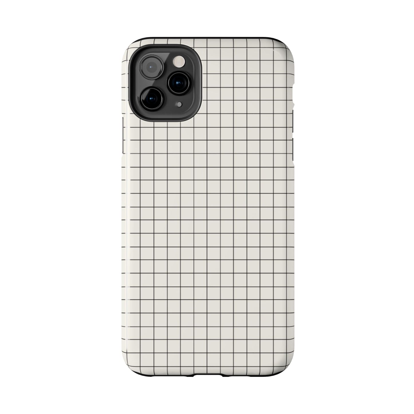 The Architect |Tough Phone Case Minimal Graph Paper Design