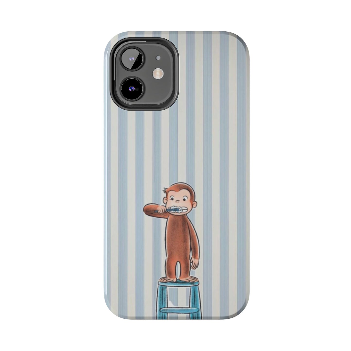 Curious George, Brushing Teeth — Monkey Brushing Tooth Tough Phone Case
