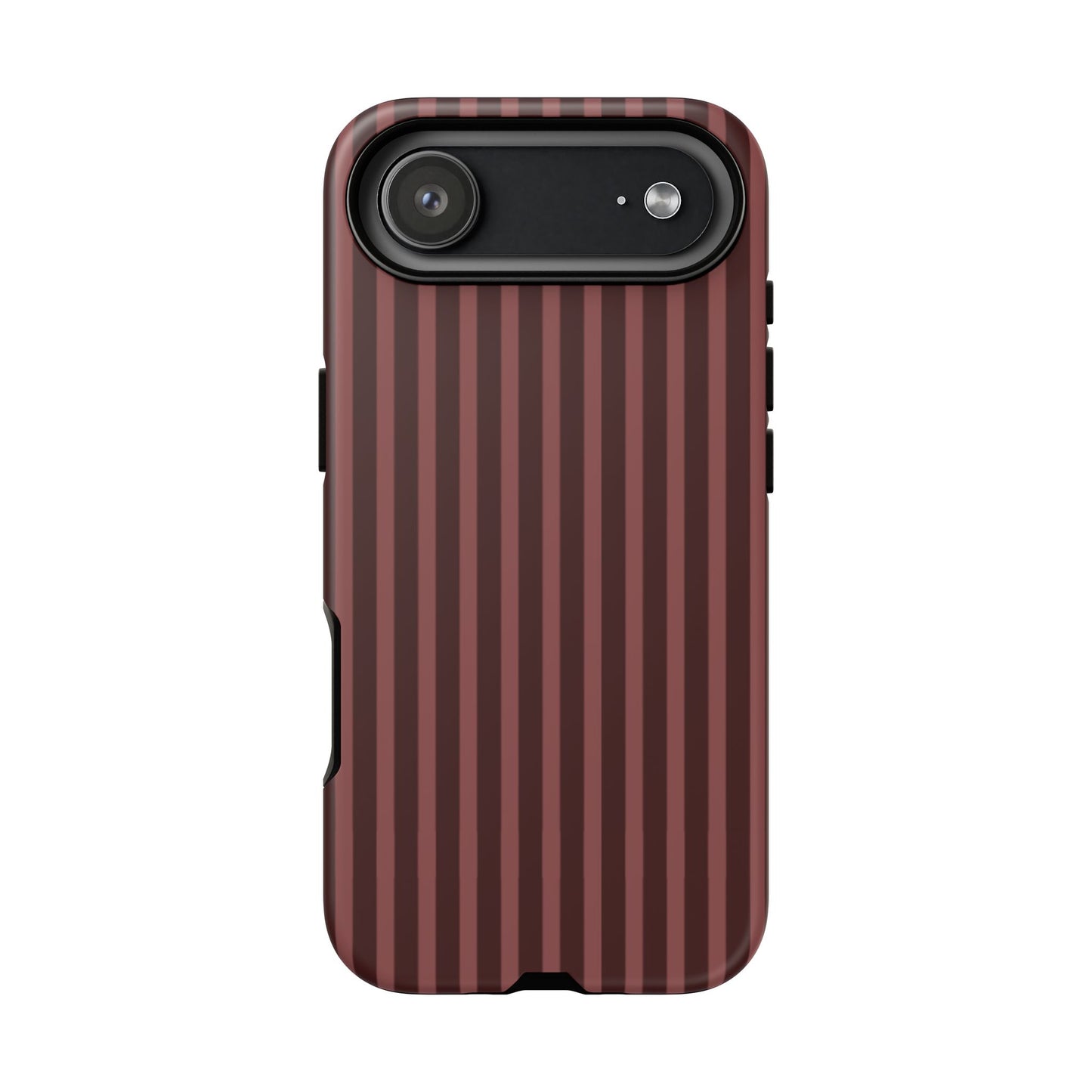 Striped Double Burgundy  — Tough Phone Case