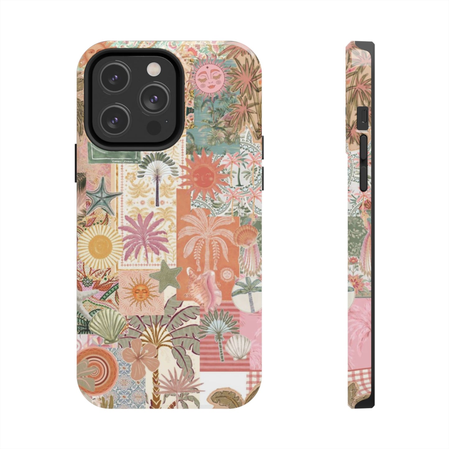 Girls Just Wanna Have Fun! — Tough Phone Case  Retro Tropical Collage iPhone Case