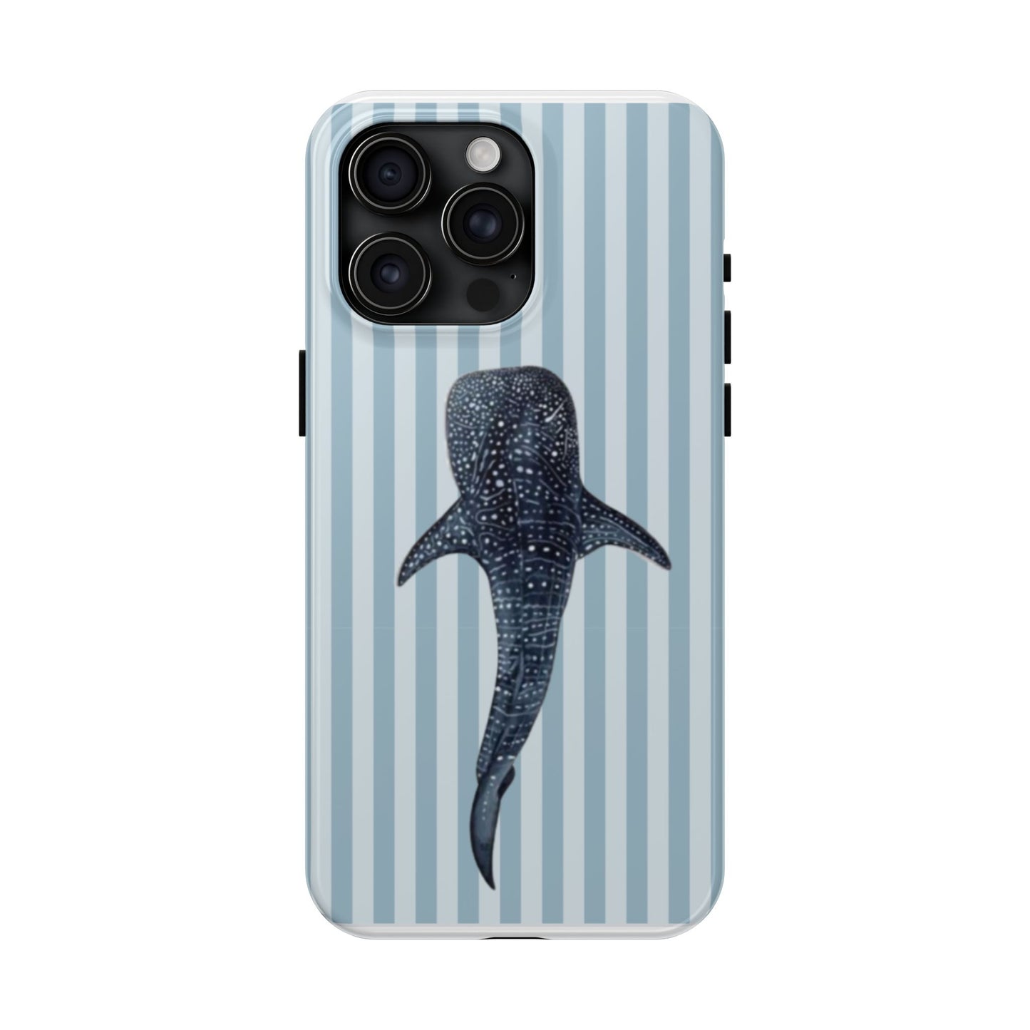 Deep Sea  — Blue Striped Tough Protective Cover
