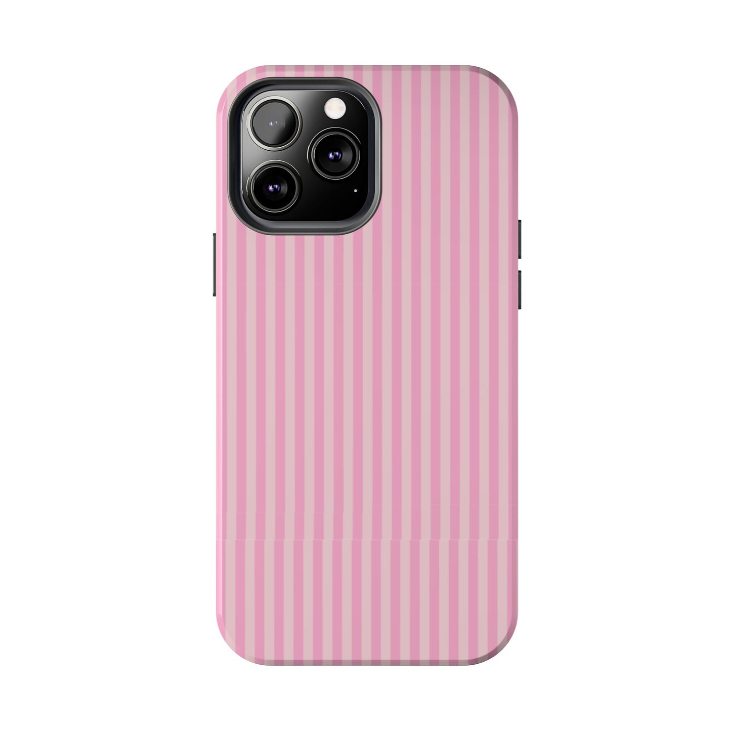 Pretty In Pink  – Pink Vertical Stripe Tough Phone Case