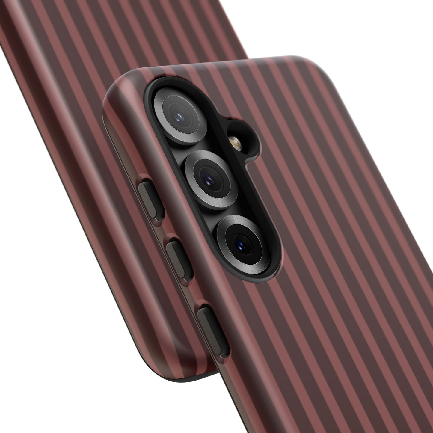 Striped Double Burgundy  — Tough Phone Case