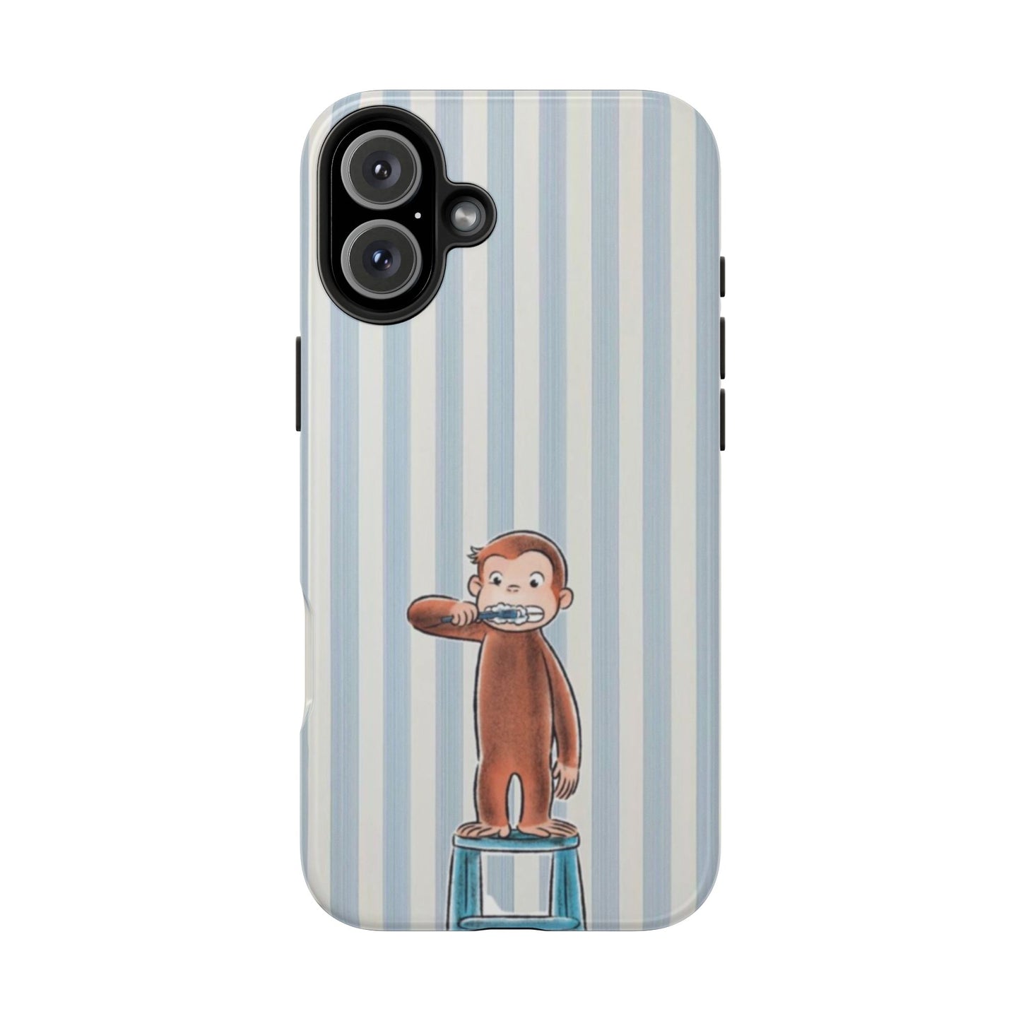 Curious George, Brushing Teeth — Monkey Brushing Tooth Tough Phone Case