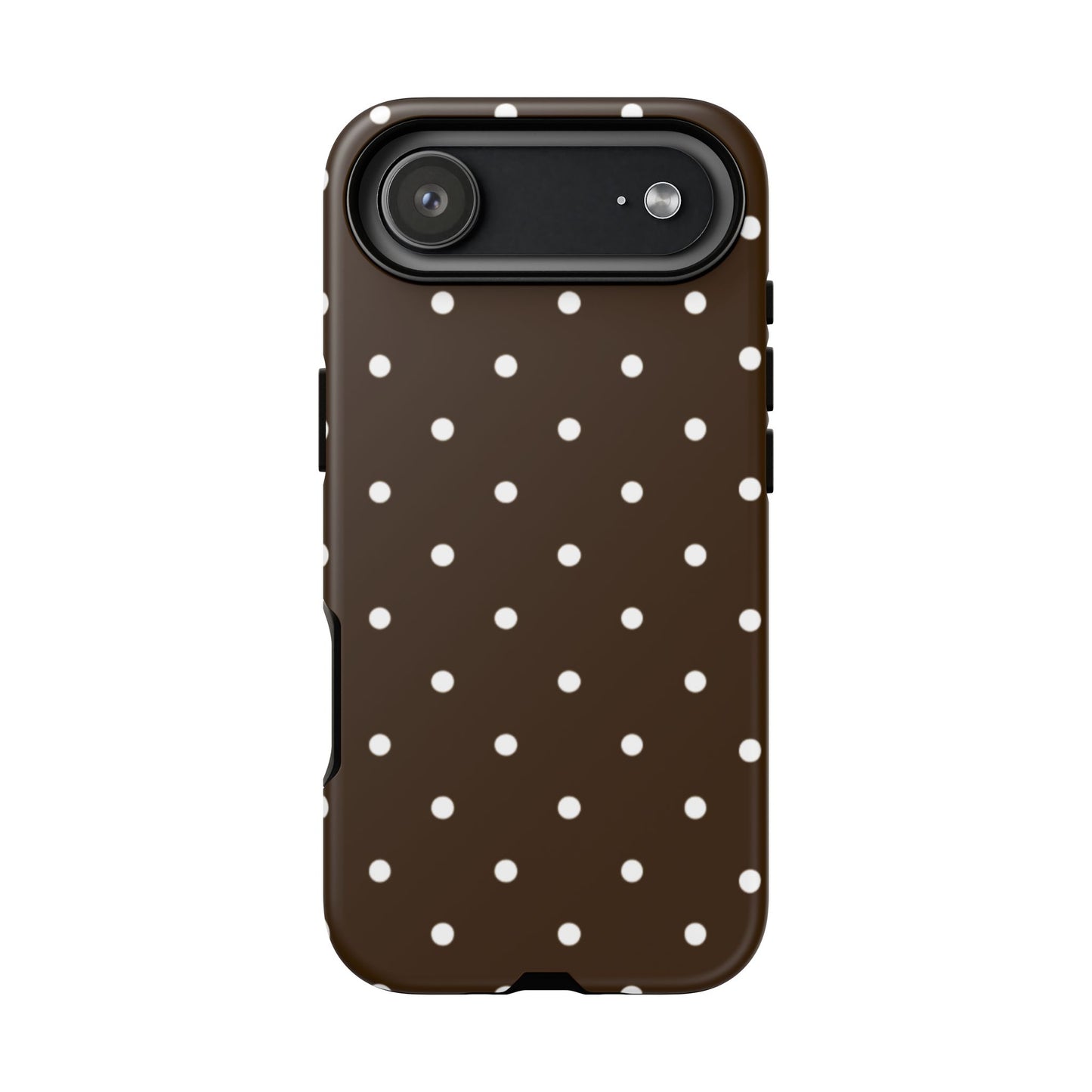 Cacao Polka Dot  — Phone Case Tough Case