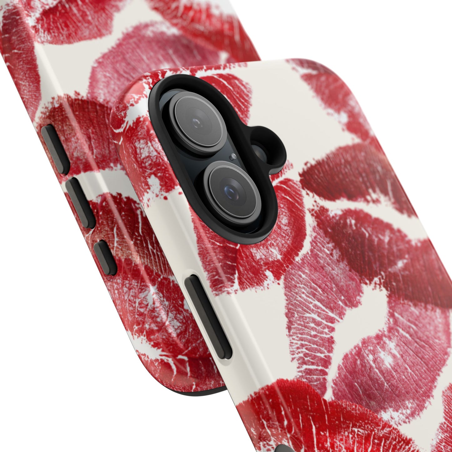 Red Lipstick Kiss Pattern Phone Case | Tough Phone Case