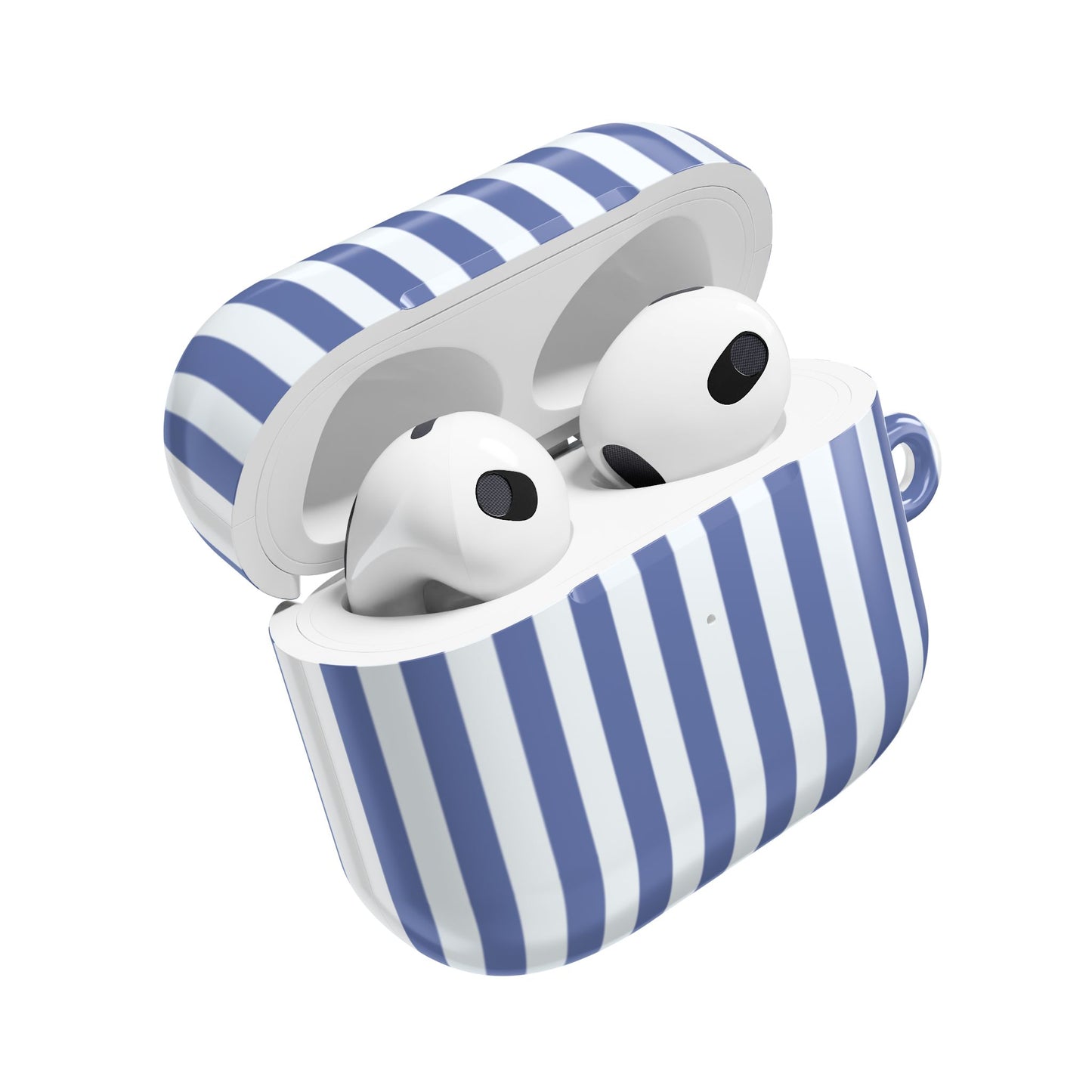 High Tide — Striped Blue & White AirPod Case  Nautical Protective Cover