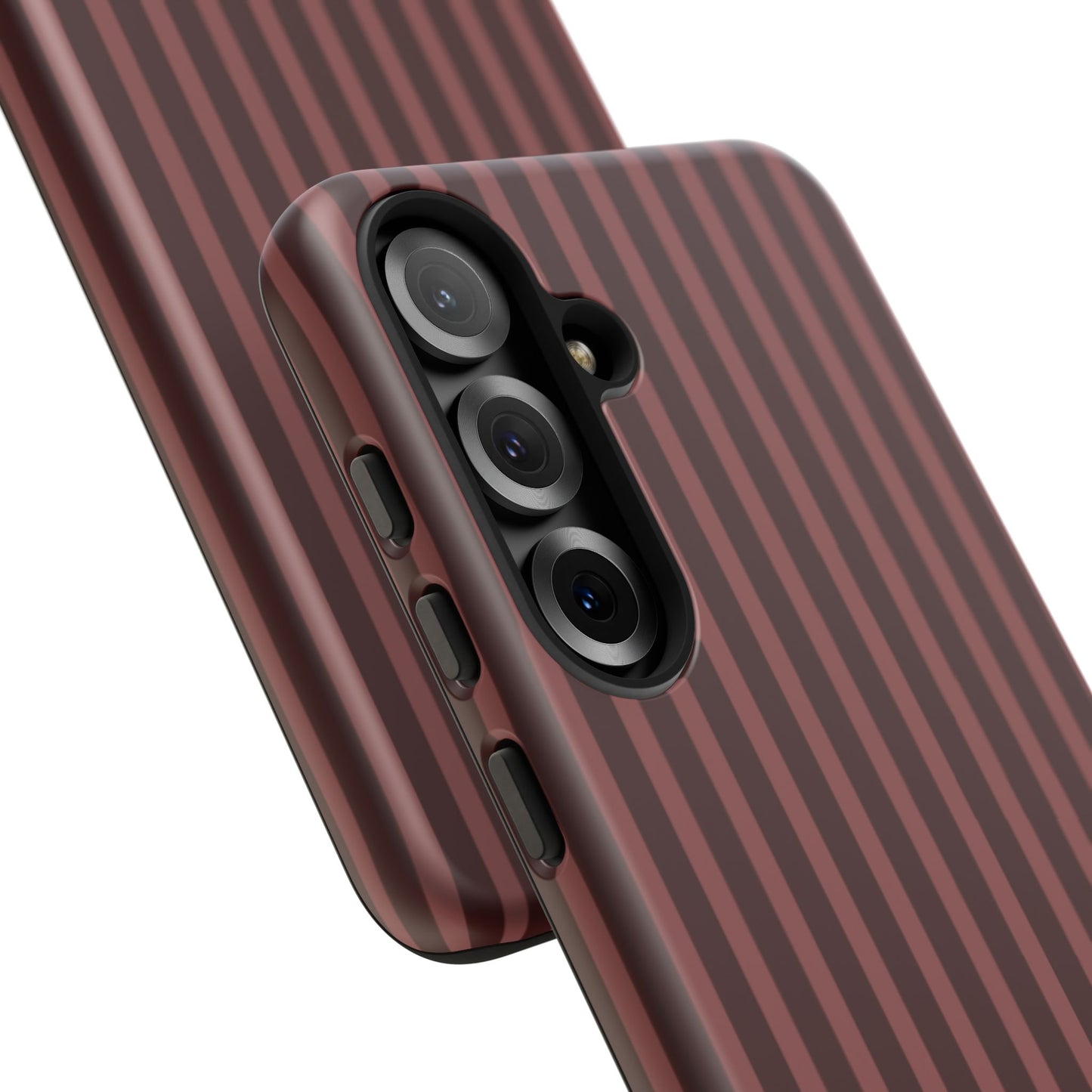 Striped Double Burgundy  — Tough Phone Case
