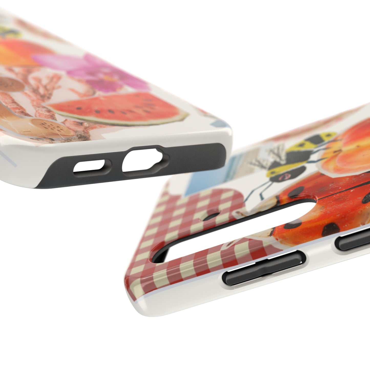 The farmers Market — Floral Fruit Collage Tough Phone Case