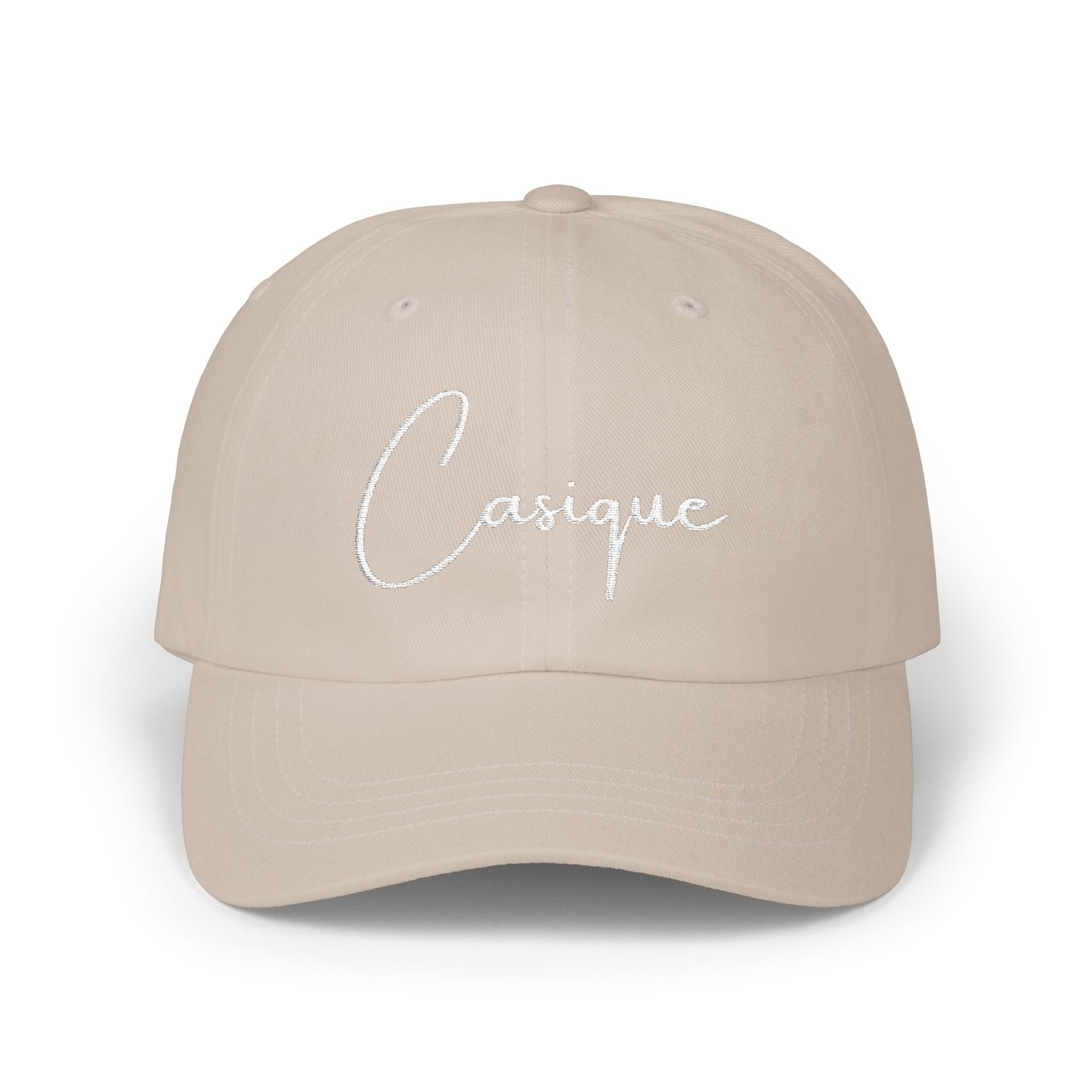 Casique Dad Cap — Minimalist Embroidered Baseball Hat