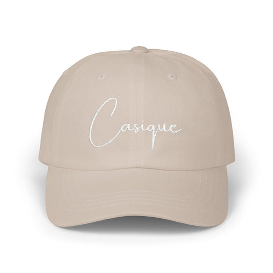 Casique Dad Cap — Minimalist Embroidered Baseball Hat