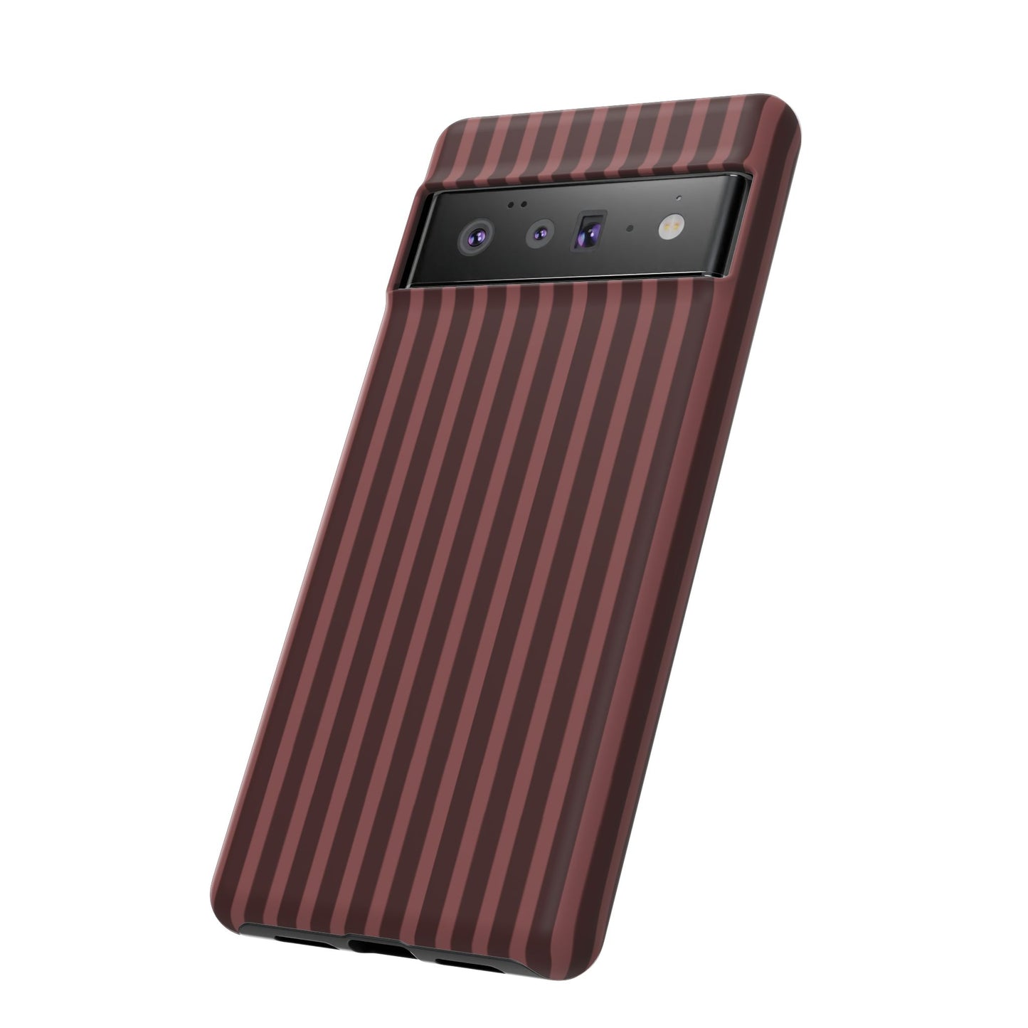 Striped Double Burgundy  — Tough Phone Case