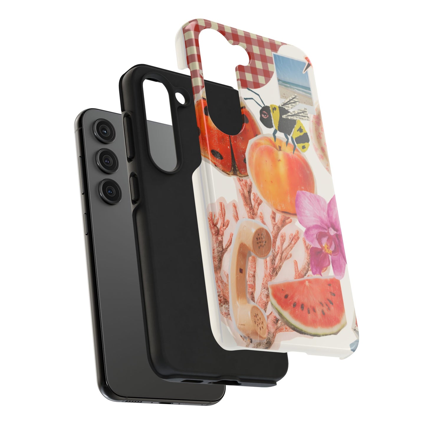 The farmers Market — Floral Fruit Collage Tough Phone Case