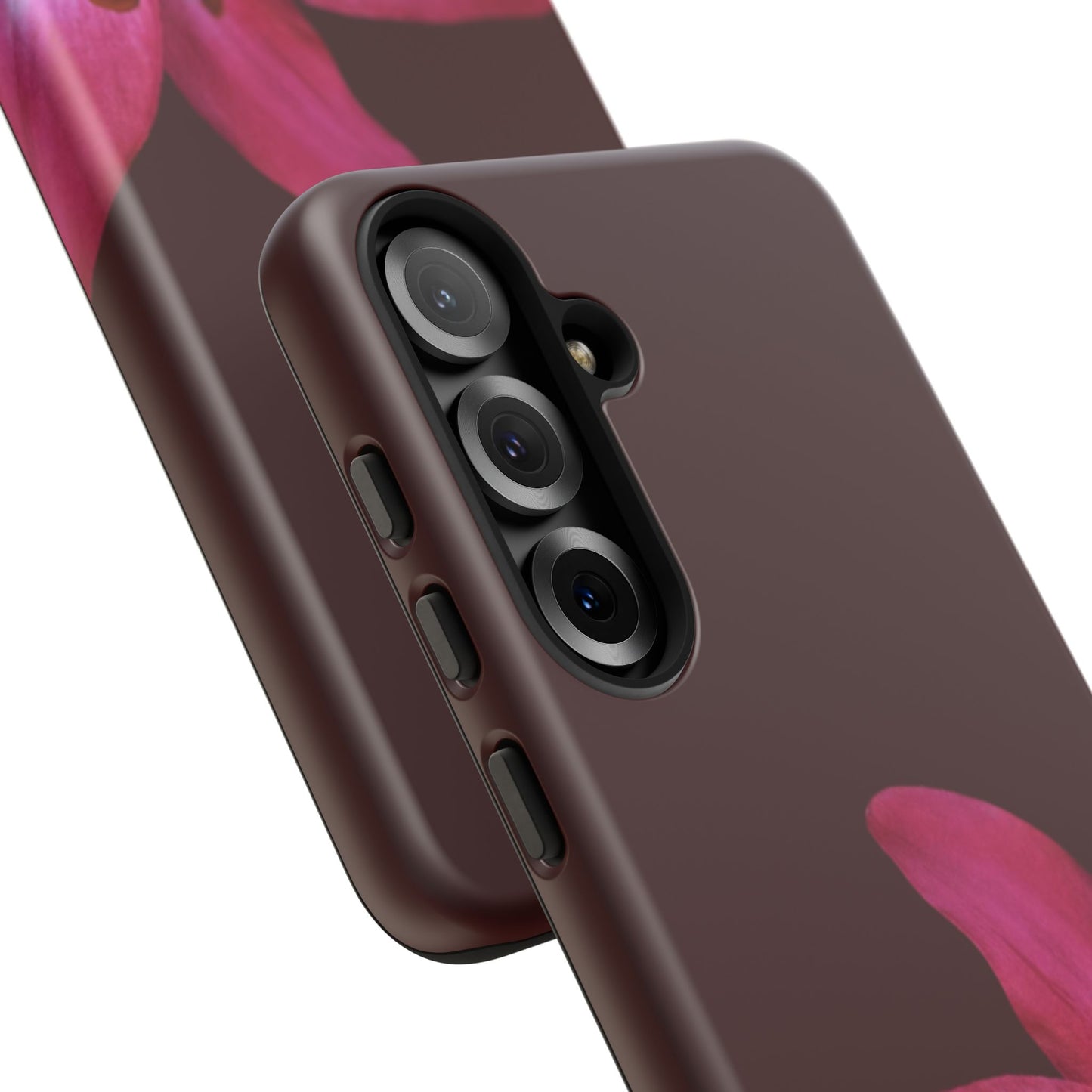 Burgundy Lily Floral – Phone Case Tough Case